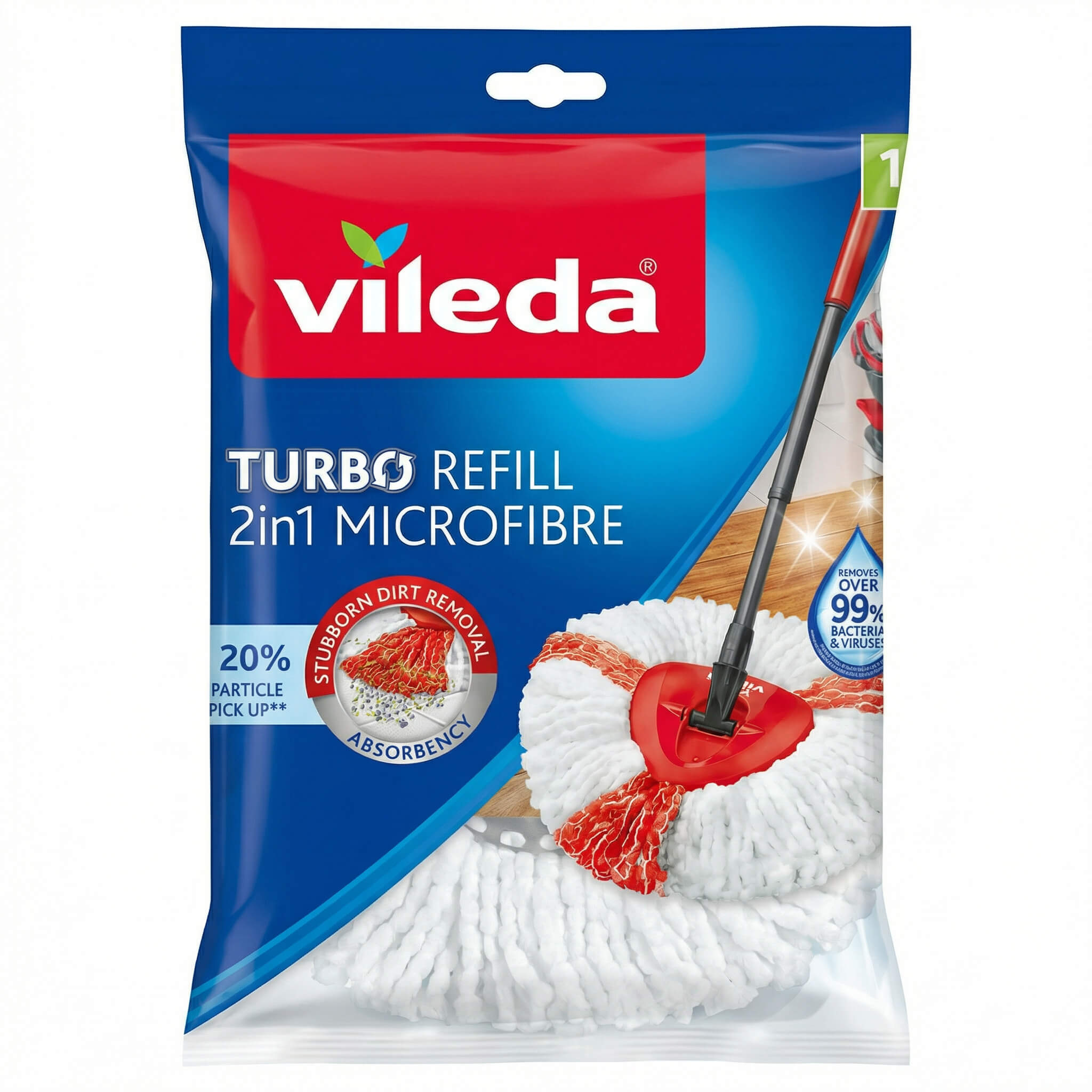 Vileda Turbo Refill 2in1 Microfibre
