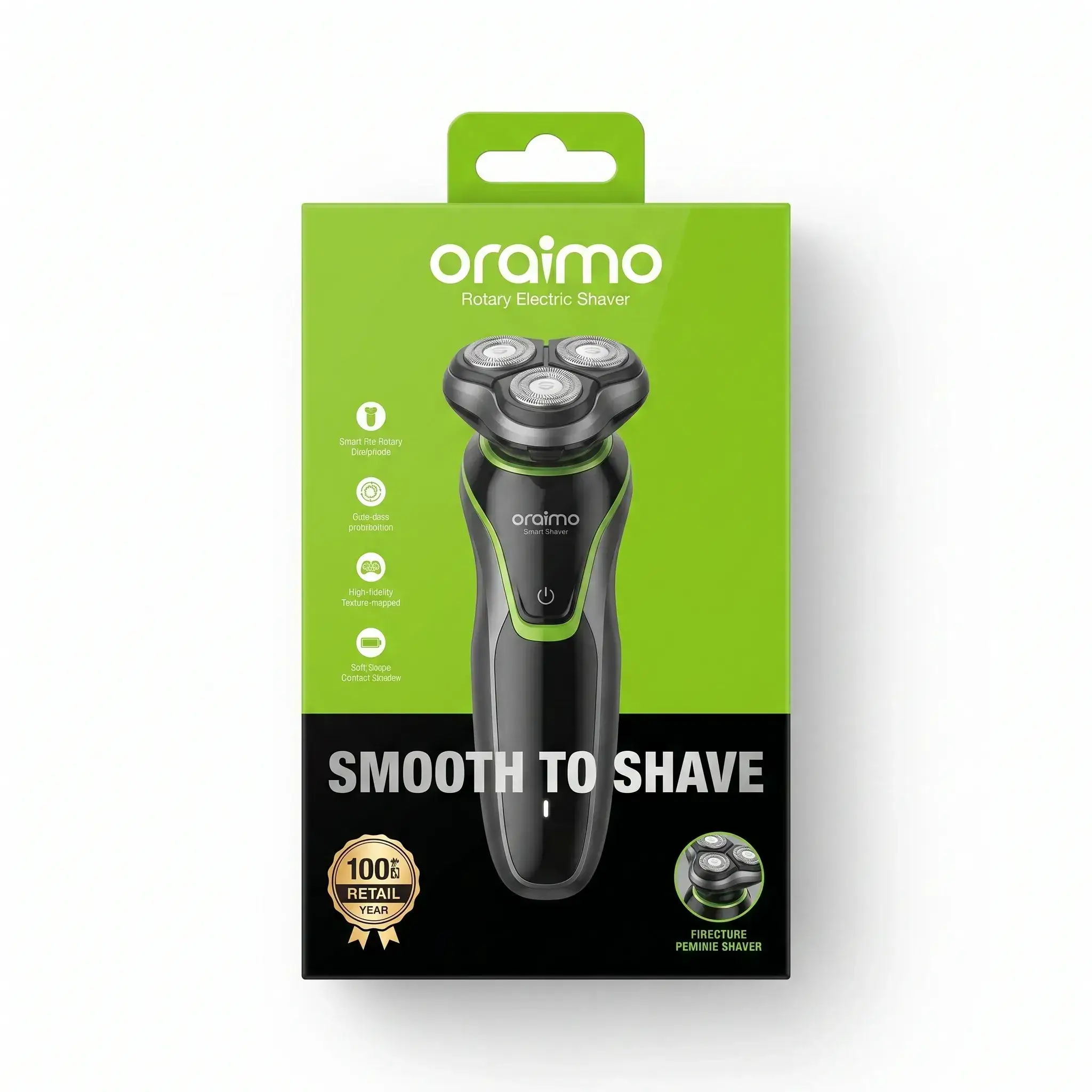 Oraimo Smart Shaver Rotary Electric Shaver