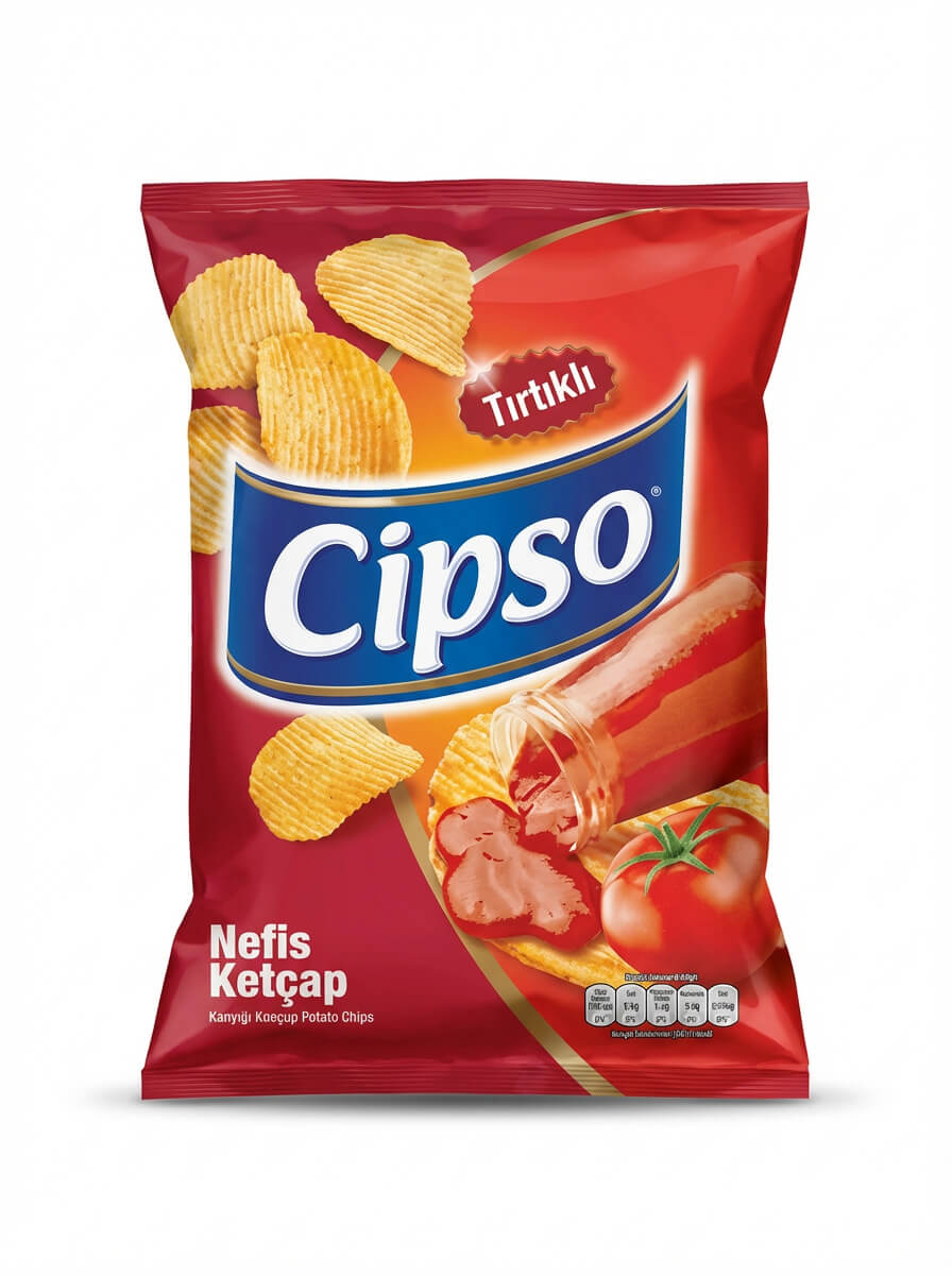 Cipso Ruffled Ketchup Flavored Potato Chips