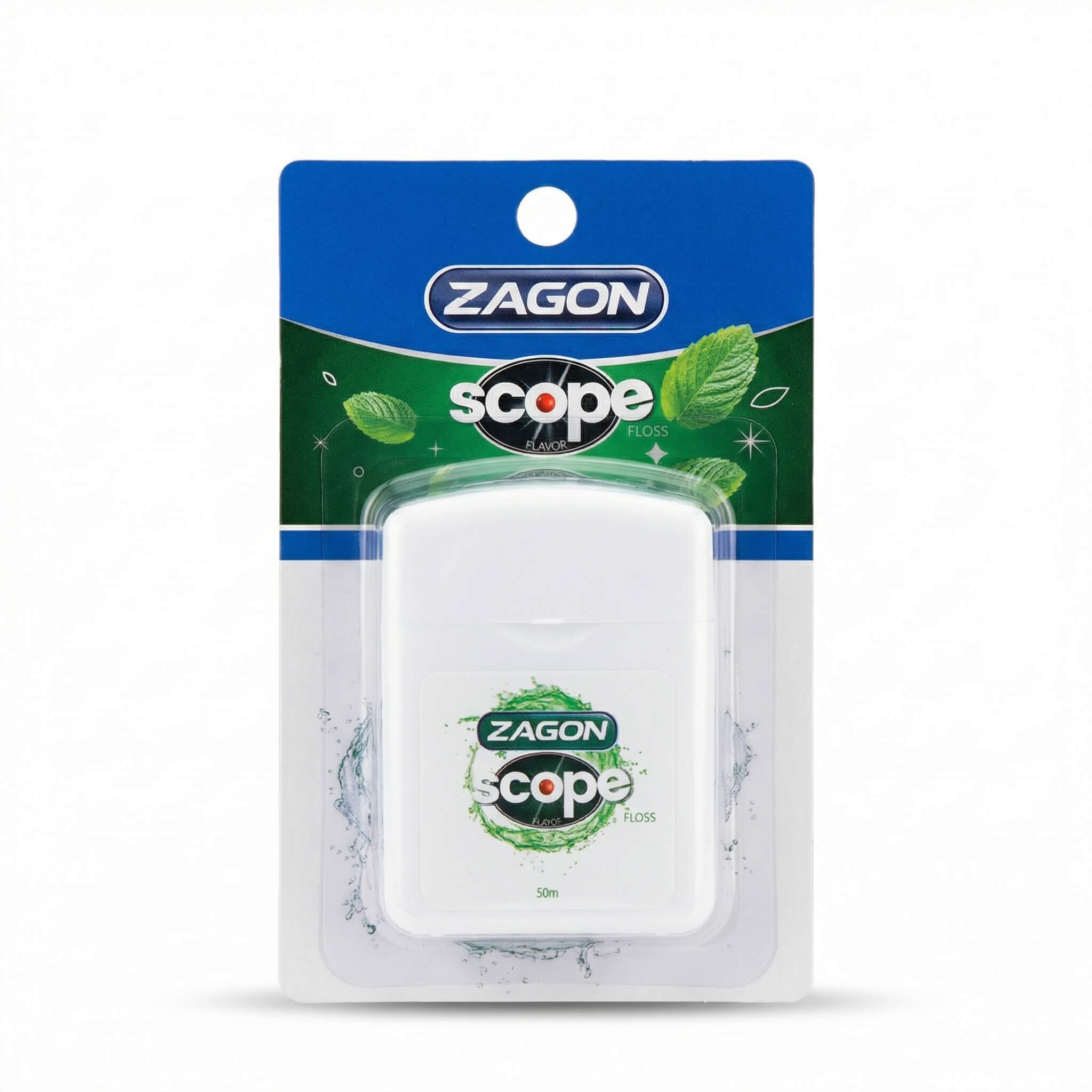 Zagon Scope Mint Waxed Dental Floss
