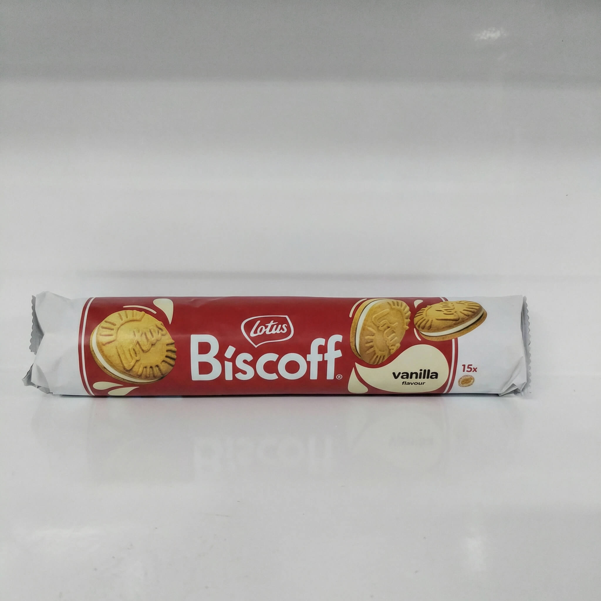 Lotus Biscoff Sandwich Biscuits with Vanilla Flavor