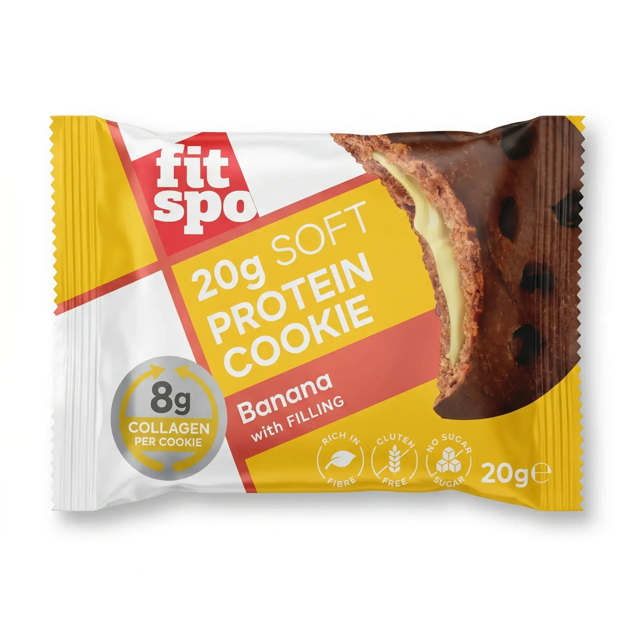 Fit Spo Soft Protein Cookie Banana with Filling