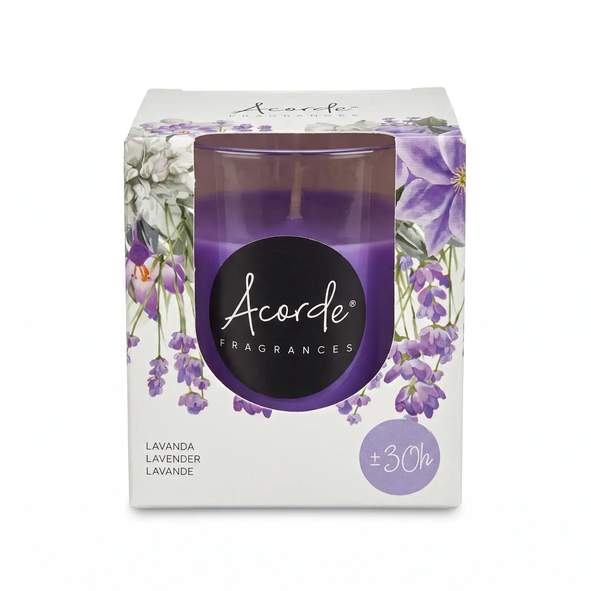 Acorde Fragrances Lavender Scented Candle
