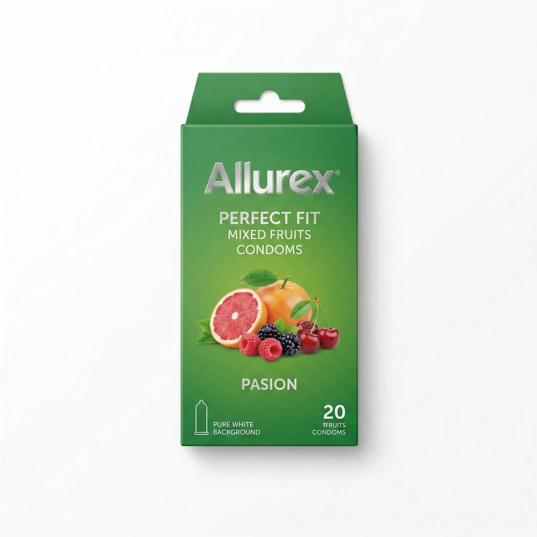 Allurex Perfect Fit Mixed Fruits Condoms