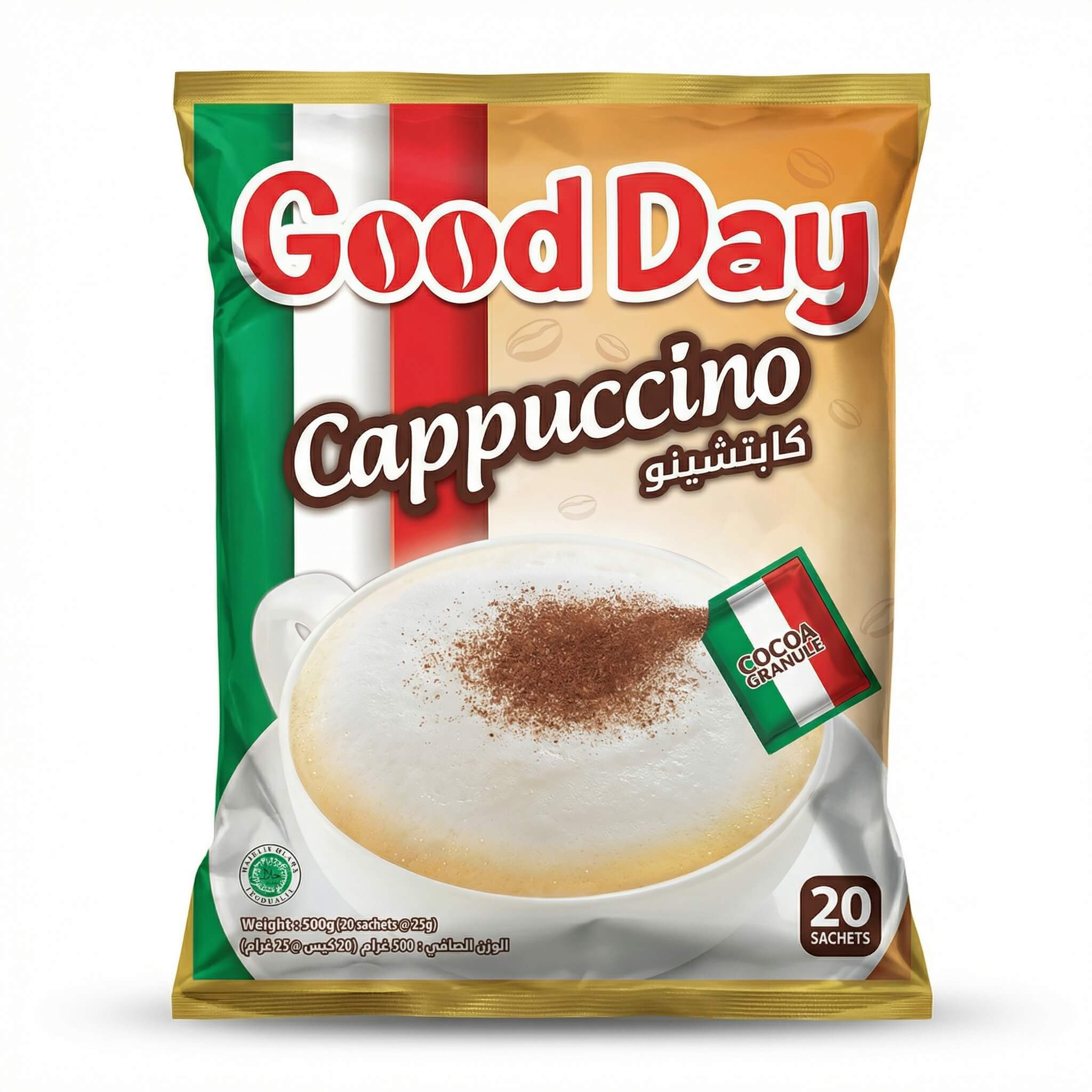 Good Day Cappuccino Instant Coffee with Cocoa Granule