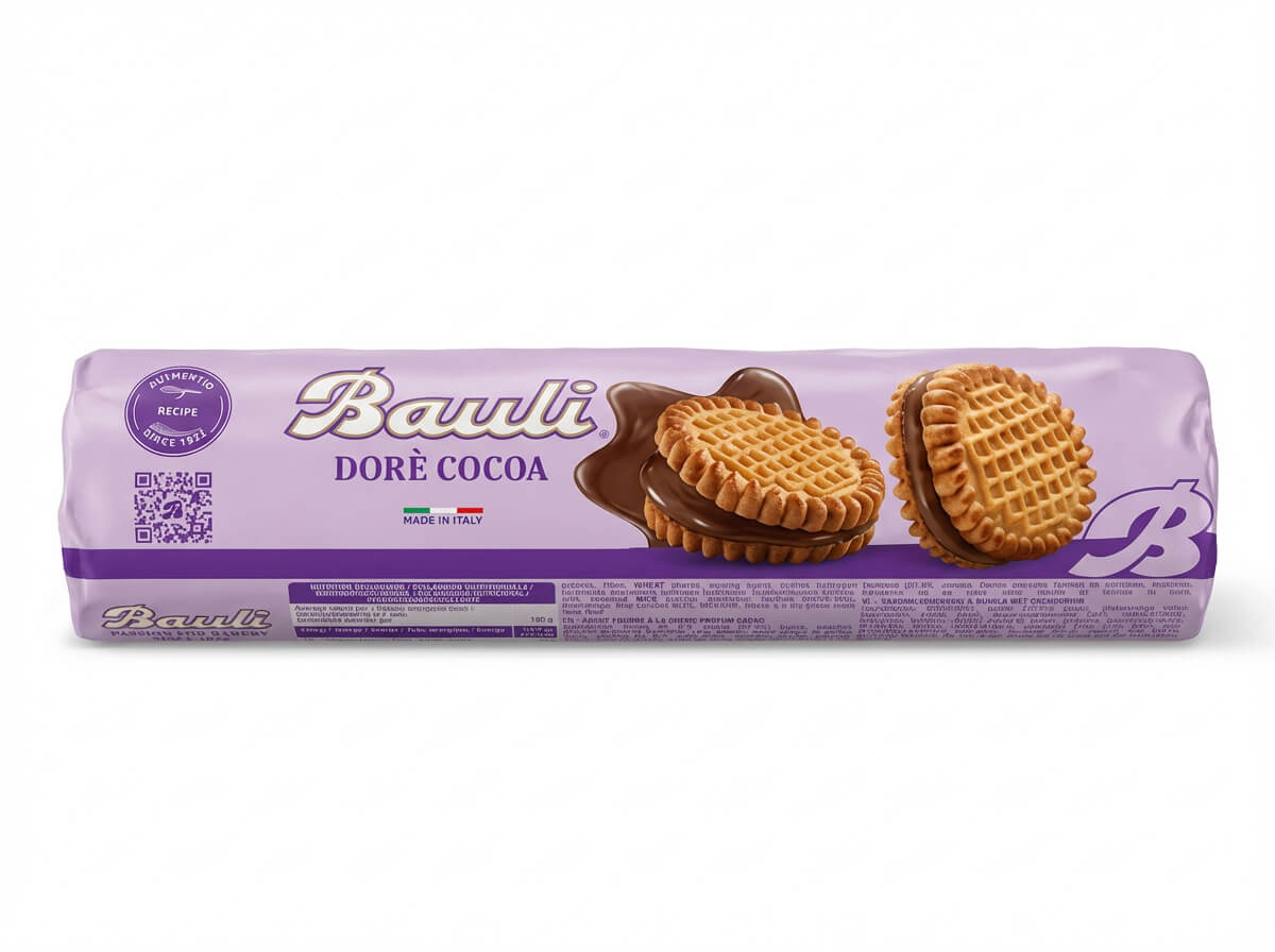 Bauli Dorè Cocoa Sandwich Biscuits