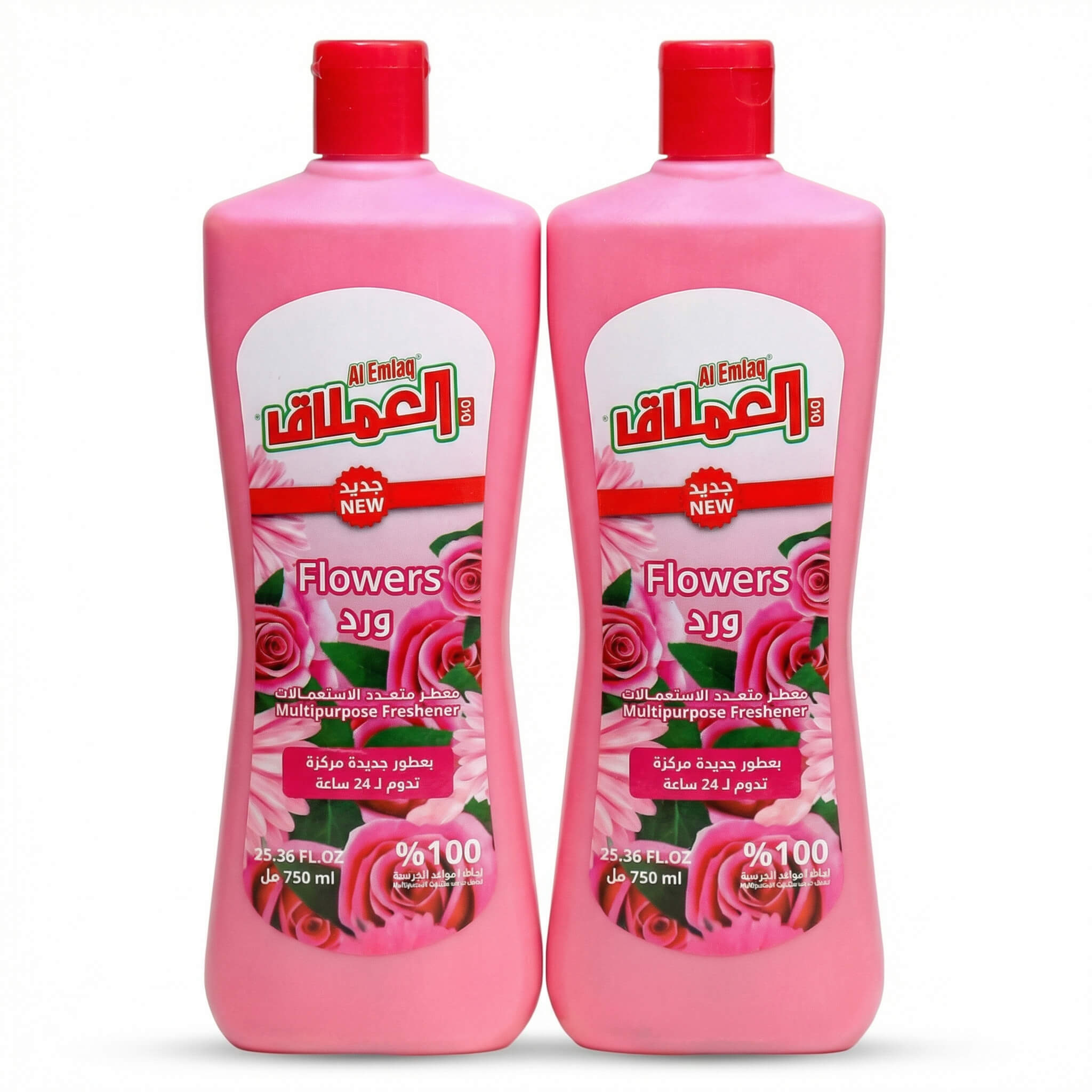 Al Emlaq Multipurpose Freshener Flowers 750ml (Pack of 2)