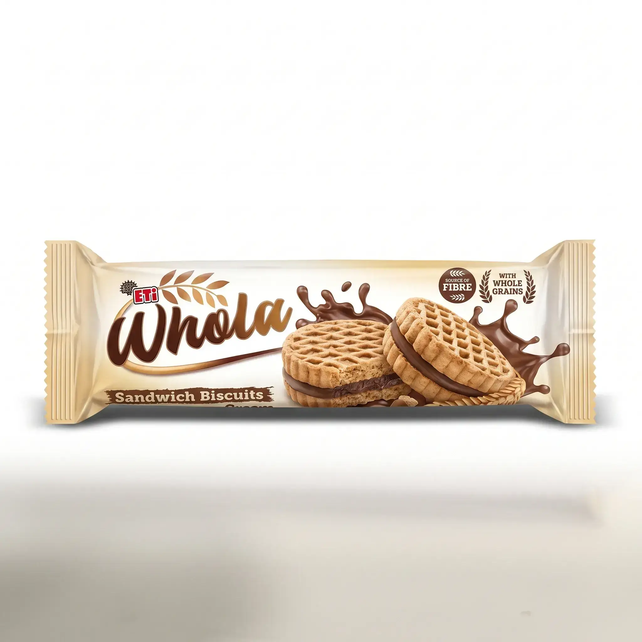 Eti Whola Sandwich Biscuits with Chocolate Cream