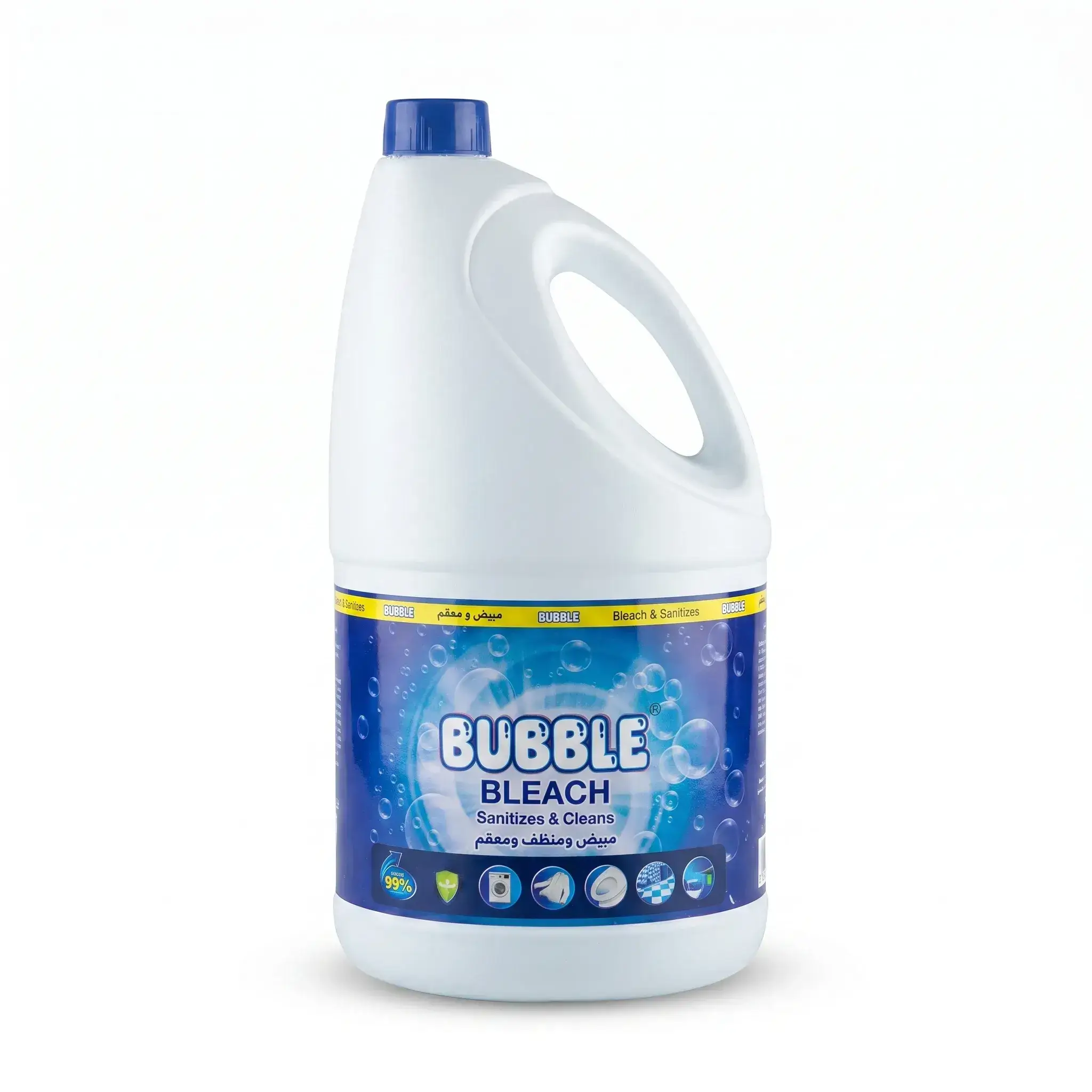 Bubble Bleach Sanitizes & Cleans