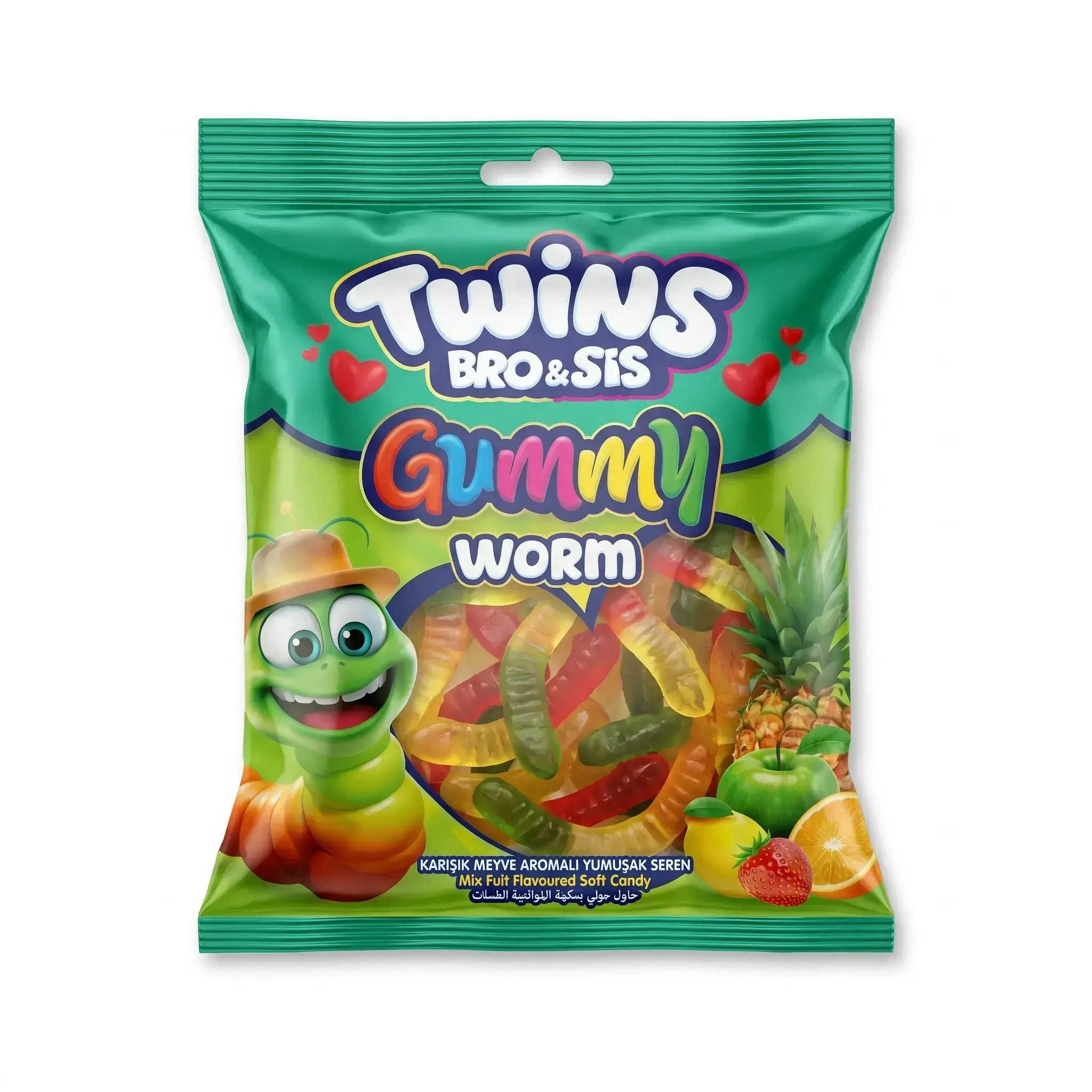 Twins Bro & Sis Gummy Worm