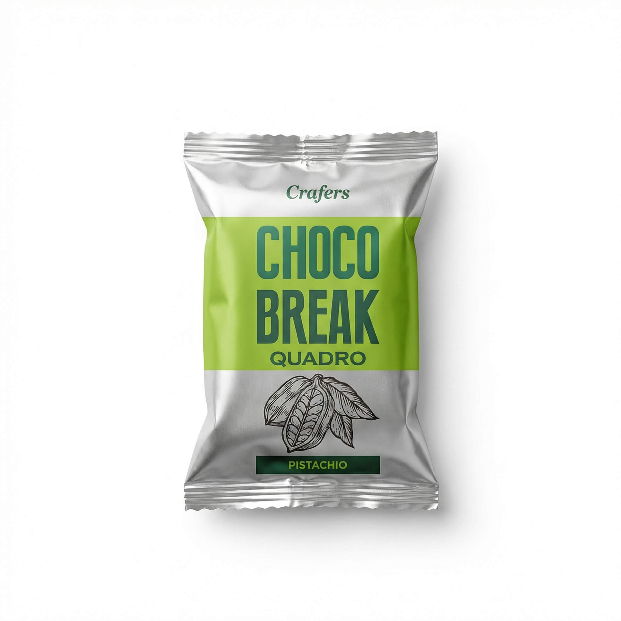 Crafers Choco Break Quadro Pistachio