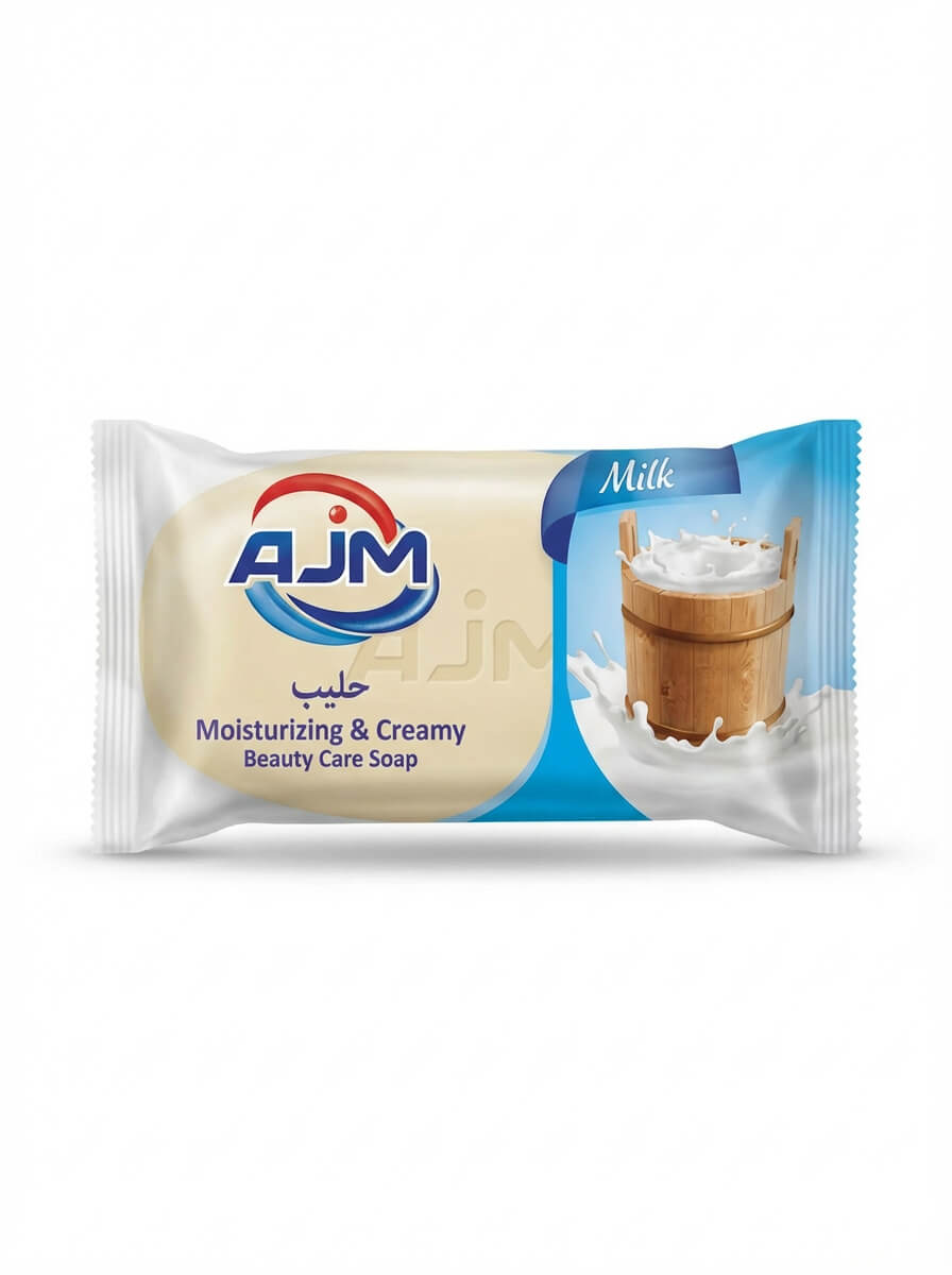AJM Moisturizing & Creamy Beauty Care Soap with Milk