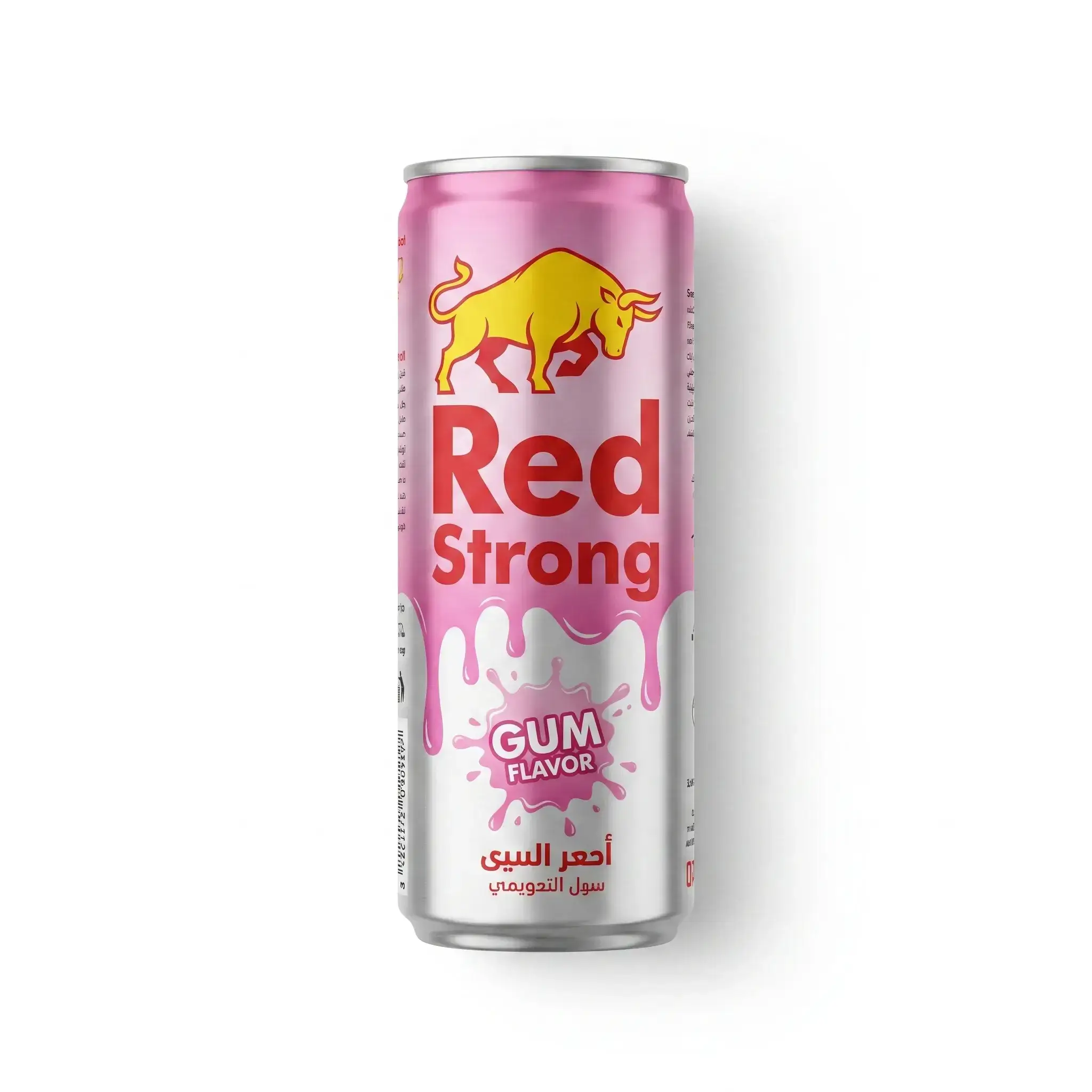 Red Strong Energy Drink Gum Flavor
