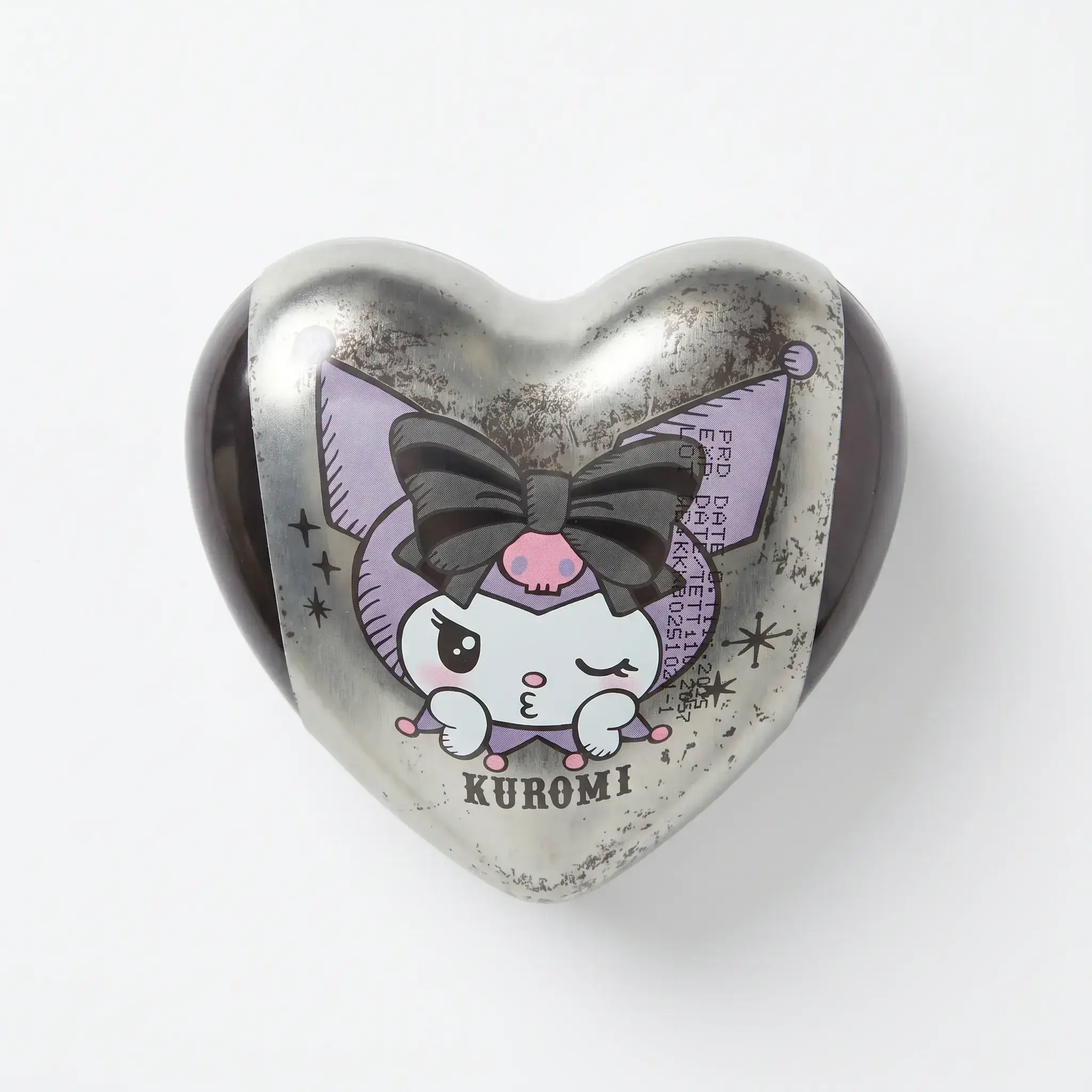 Kuromi Heart-Shaped Candy Tin