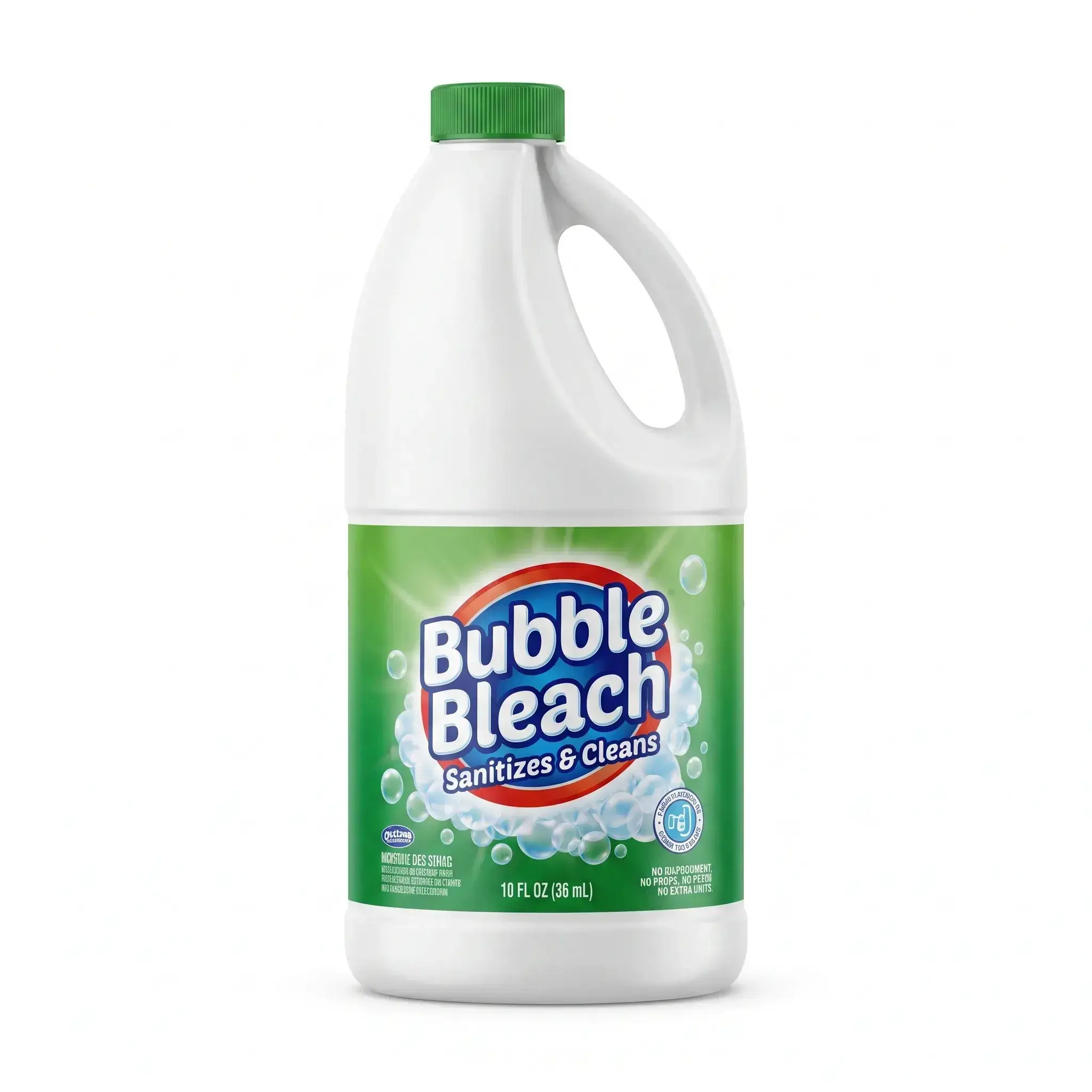 Bubble Bleach Sanitizes & Cleans