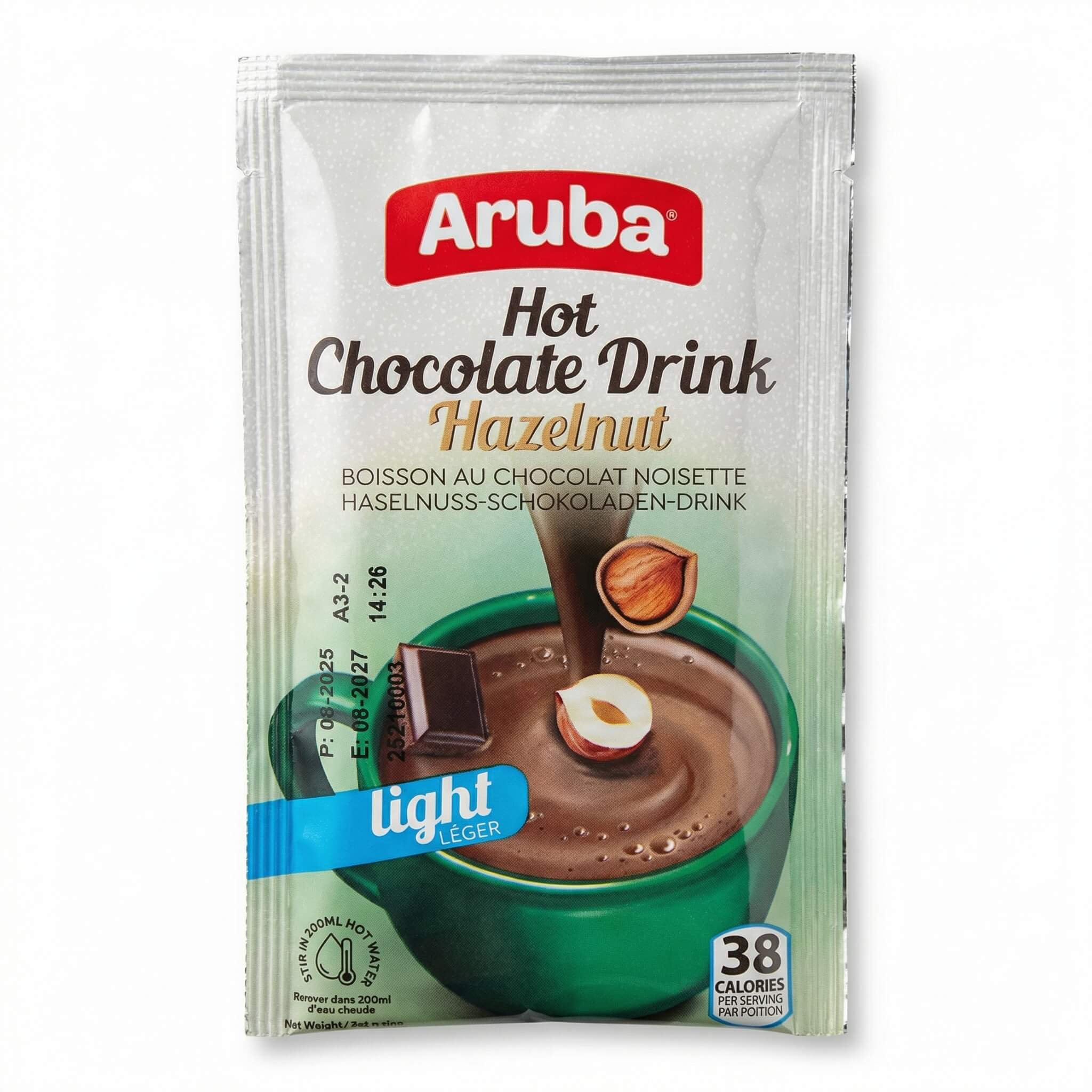 Aruba Hot Chocolate Drink Hazelnut Light