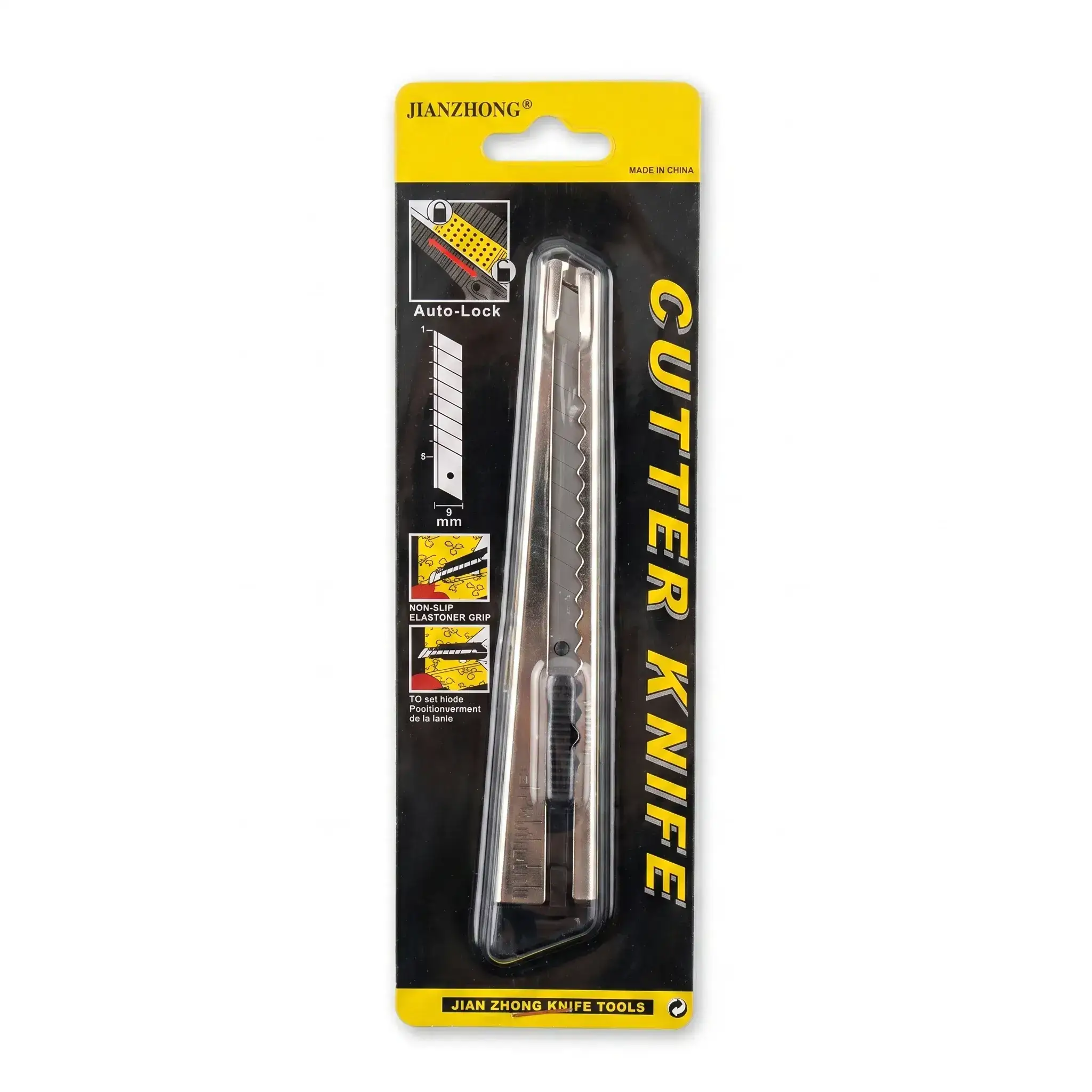 Jianzhong Cutter Knife with Auto-Lock