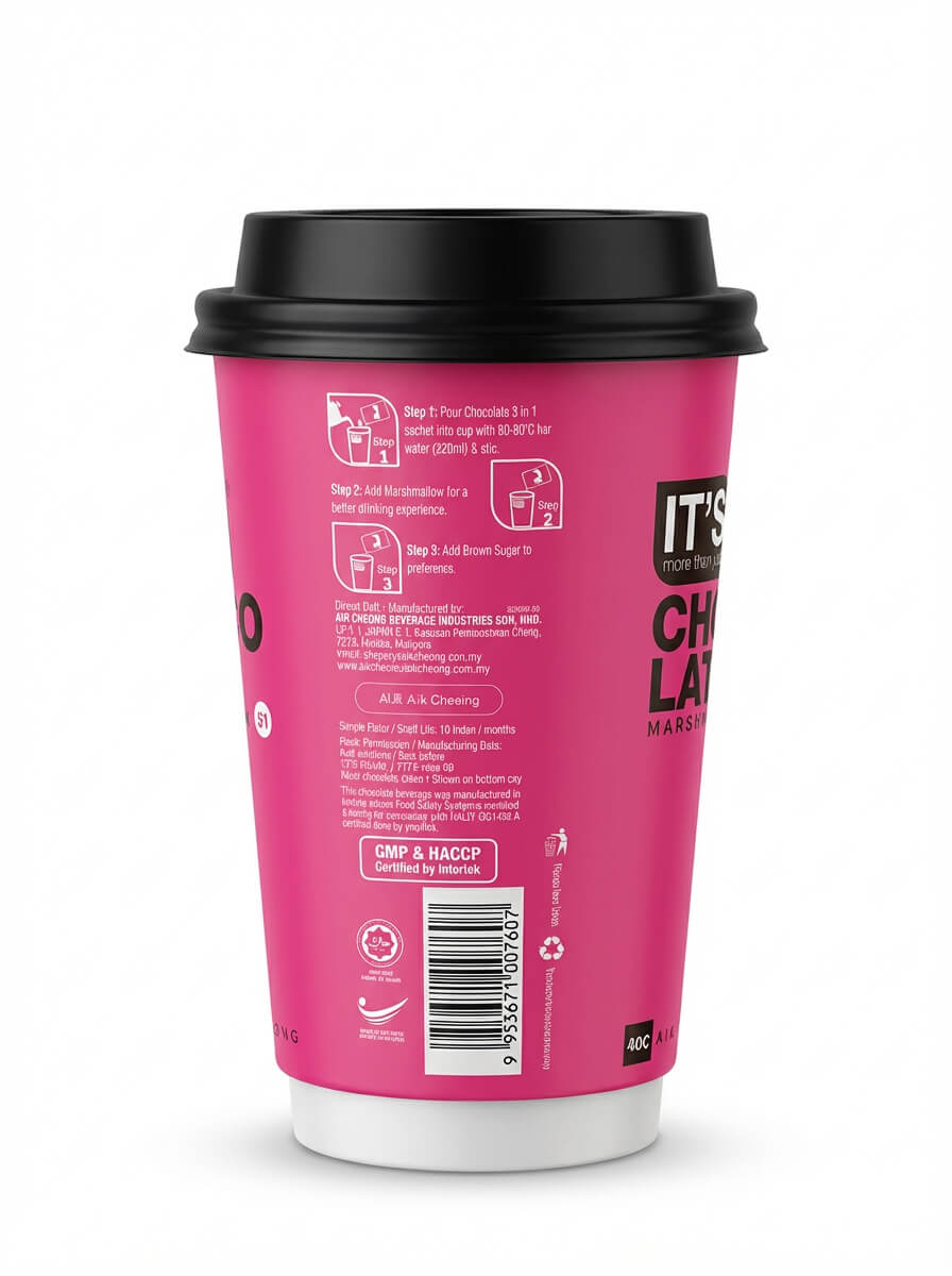 Aik Cheong IT'S Chocolate Marshmallow Instant Cup