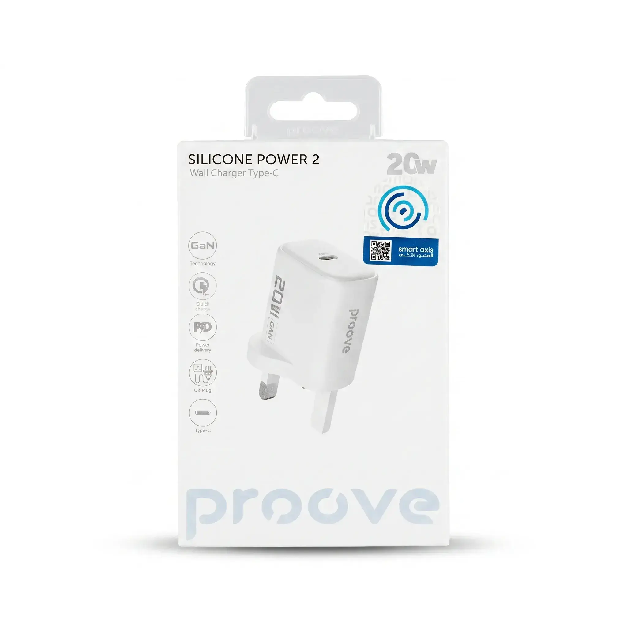 Proove Silicone Power 2 Wall Charger Type-C 20W