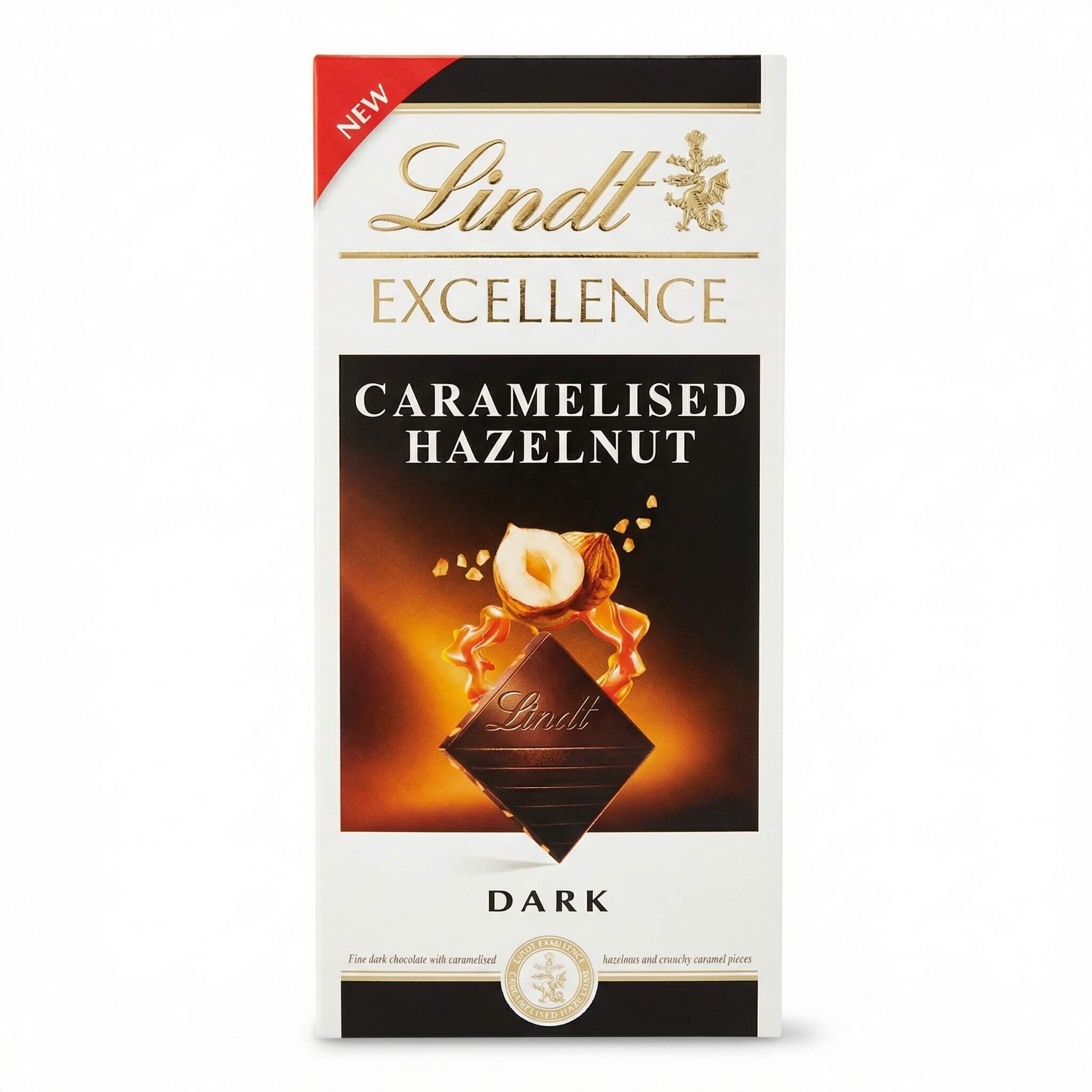 Lindt Excellence Caramelised Hazelnut Dark Chocolate