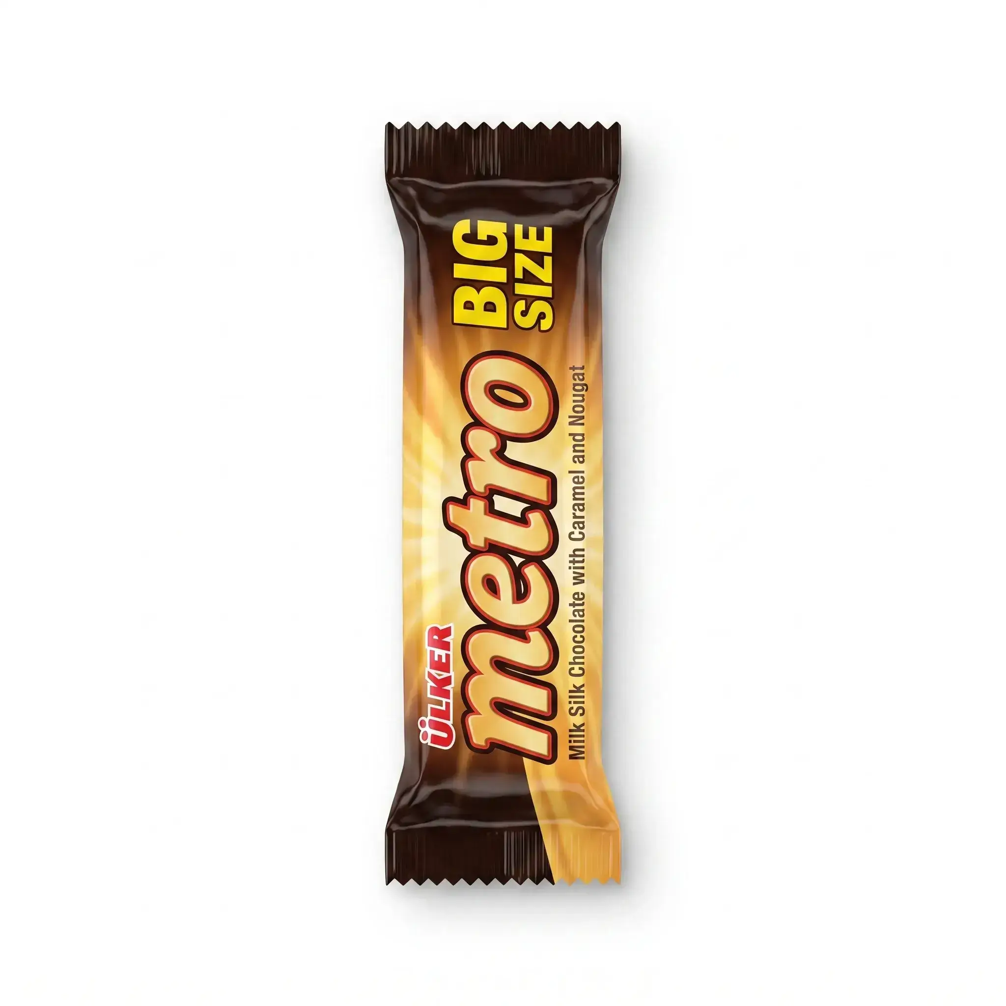 Ulker Metro Big Size Milk Chocolate with Caramel and Nougat