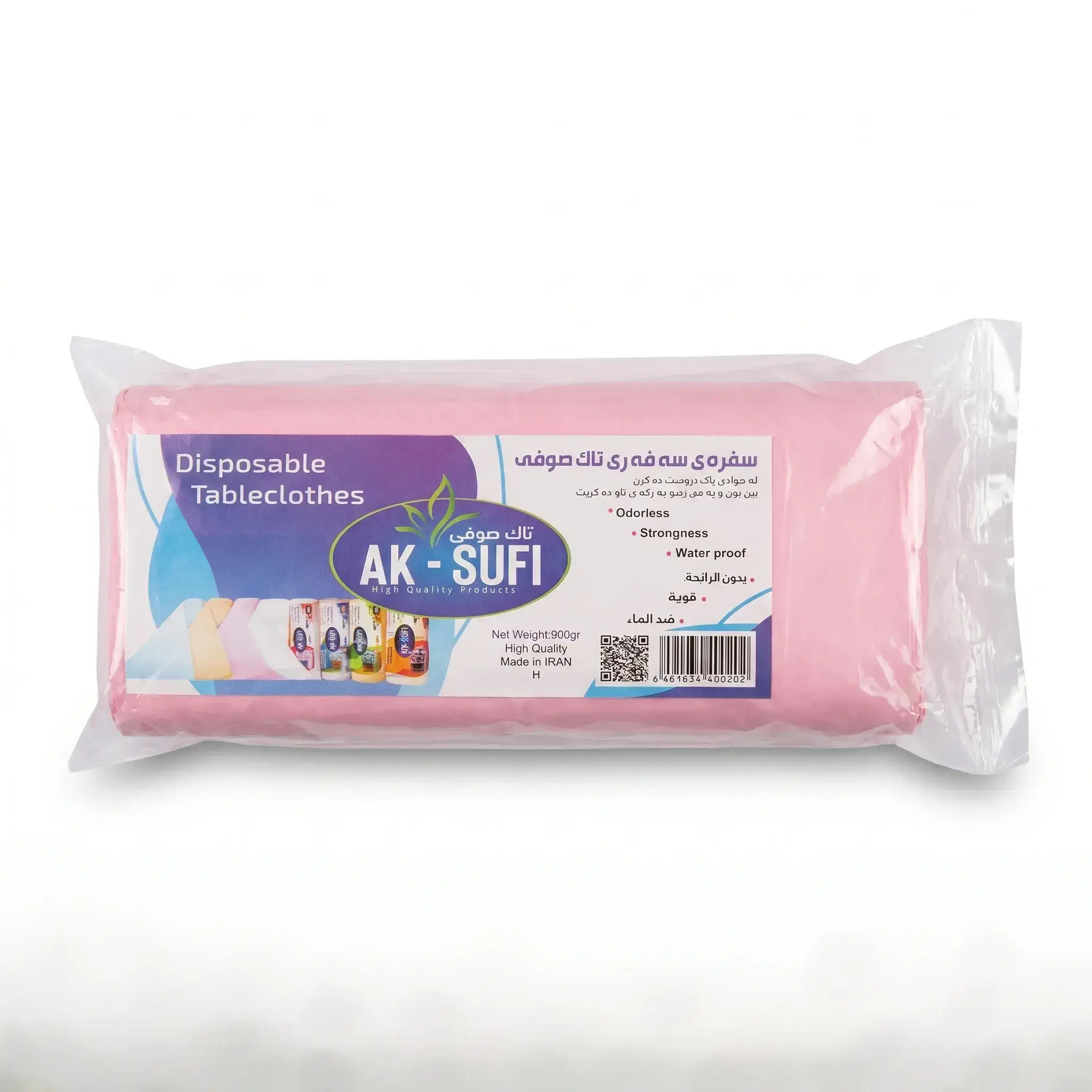 AK-SUFI Disposable Tablecloths - Pink