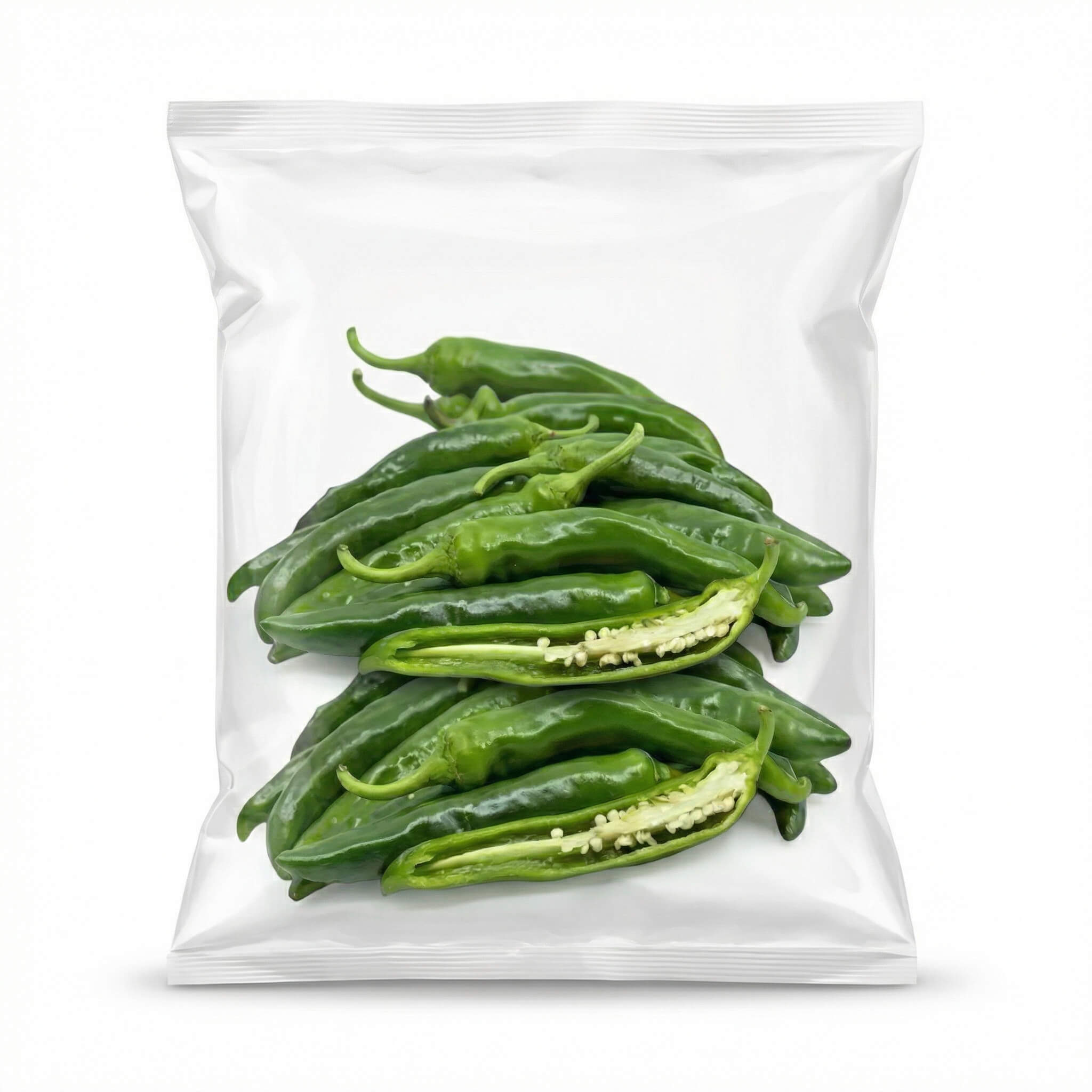 Fresh Hot  Green Chili Peppers 1 Kg
