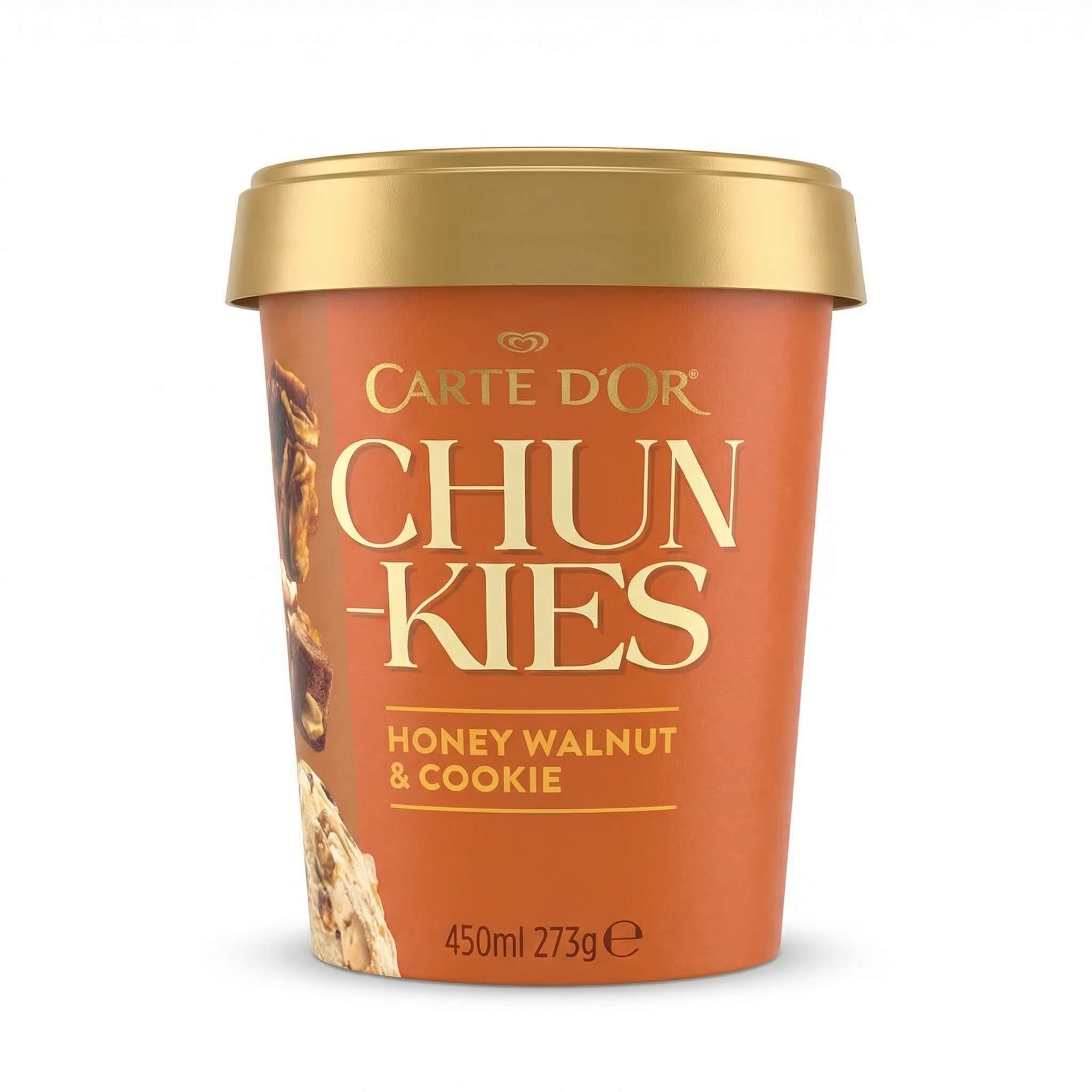 Carte D'Or Chunkies Honey Walnut & Cookie Ice Cream