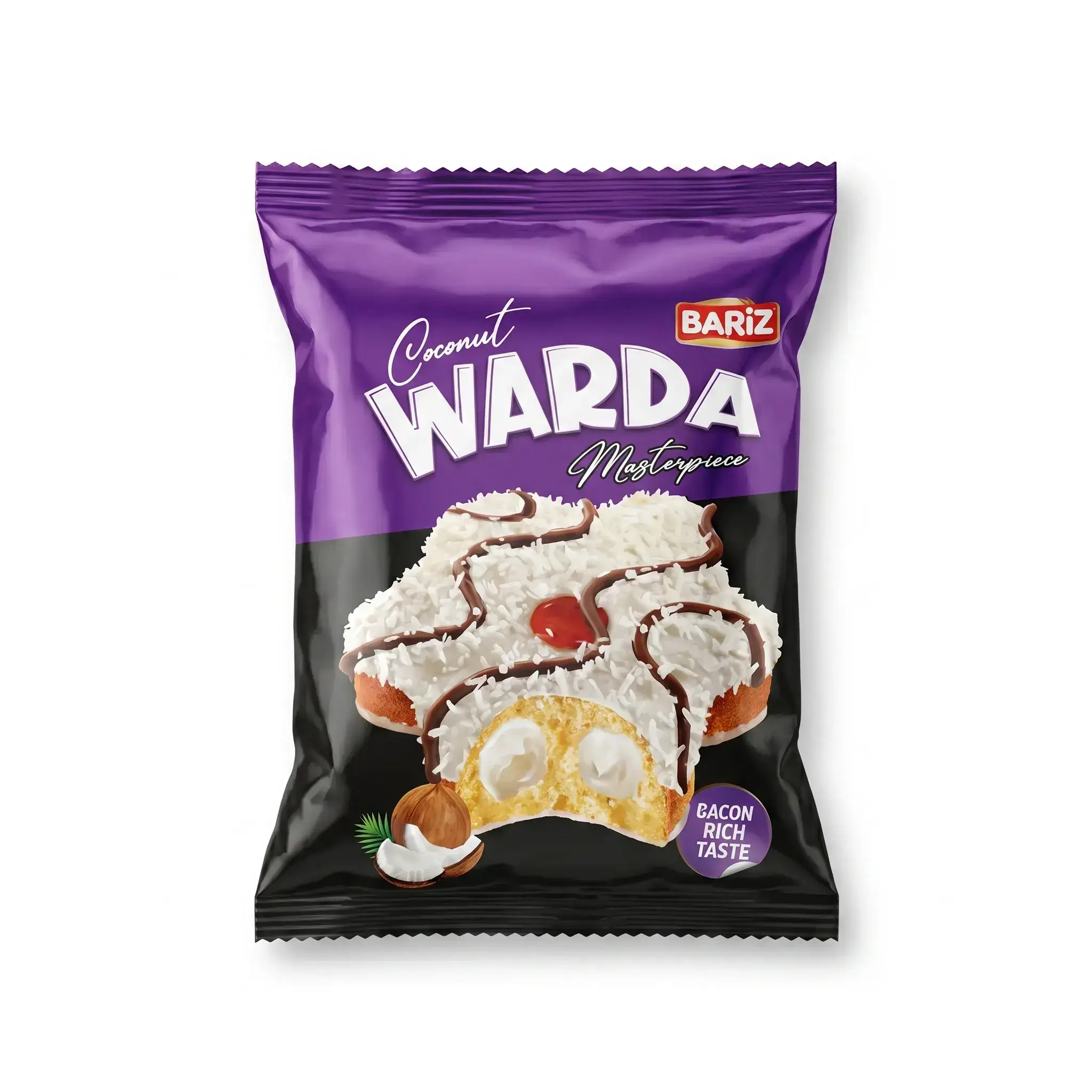 Bariz Coconut Warda Masterpiece Filled Cake