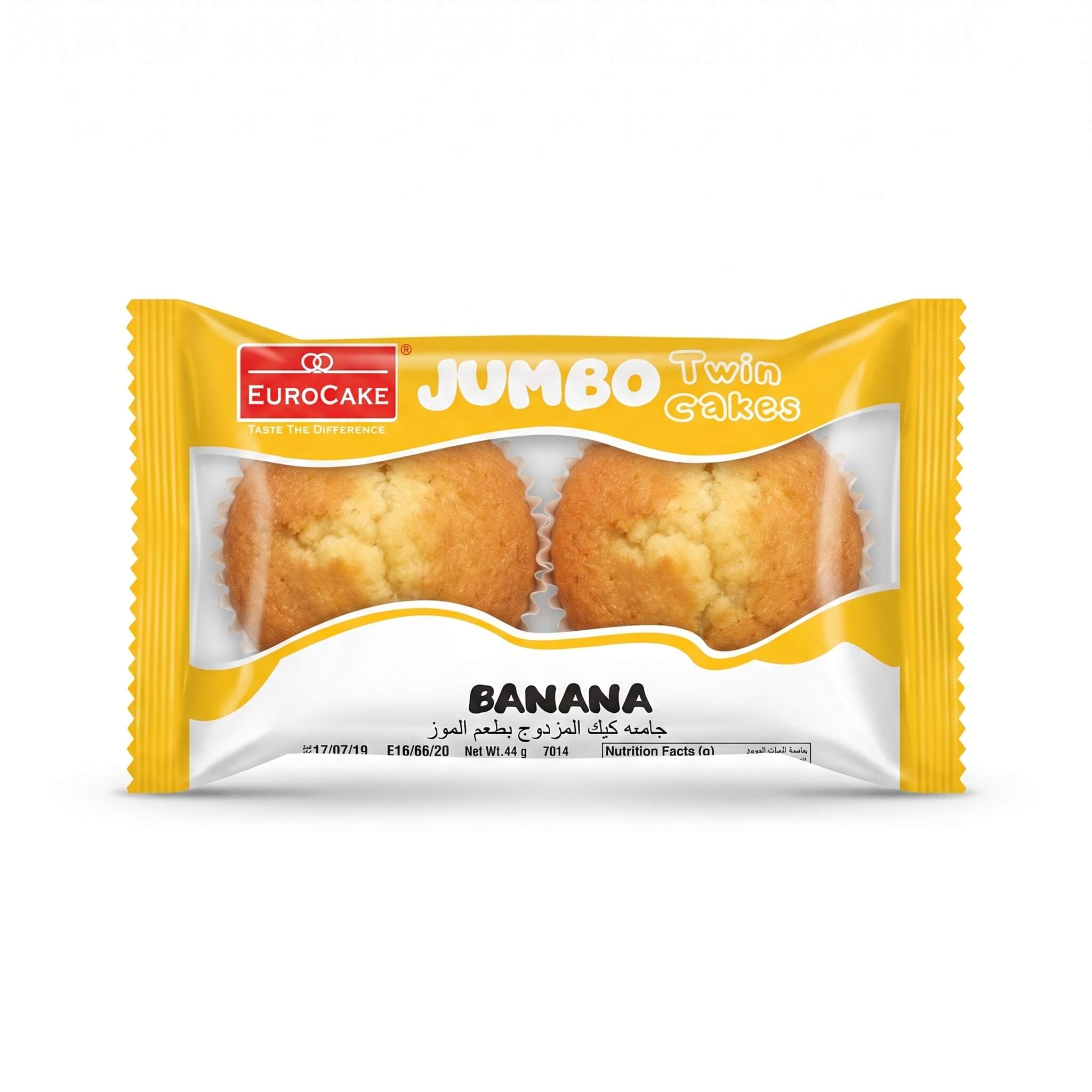 Eurocake Jumbo Twin Cakes Banana