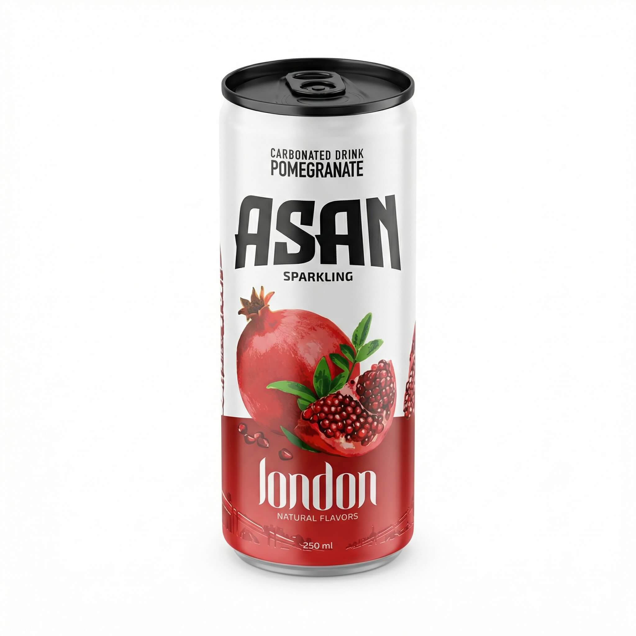 Asan Sparkling Pomegranate Carbonated Drink
