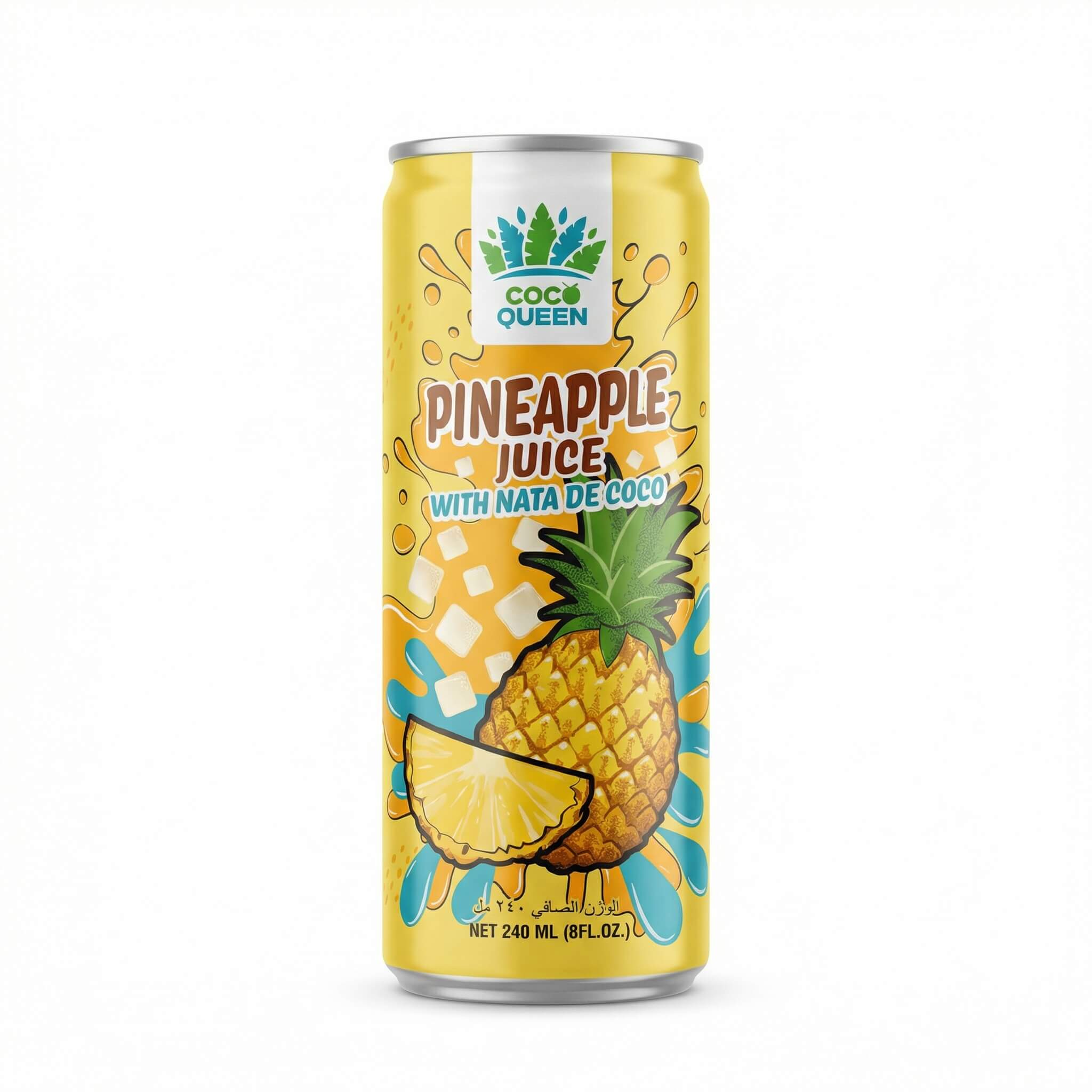 Coco Queen Pineapple Juice with Nata de Coco