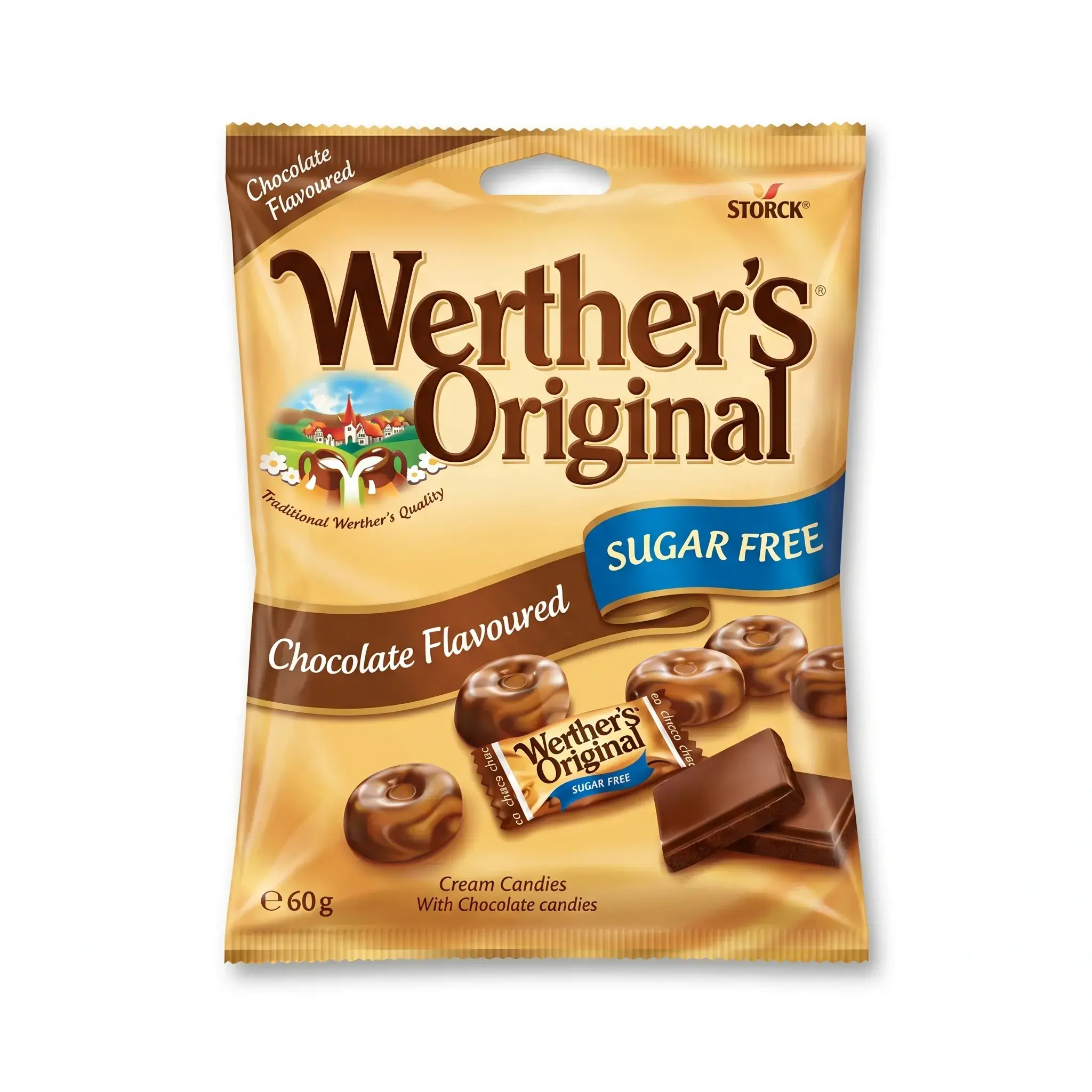 Werther's Original Sugar Free Chocolate Flavoured Cream Candies