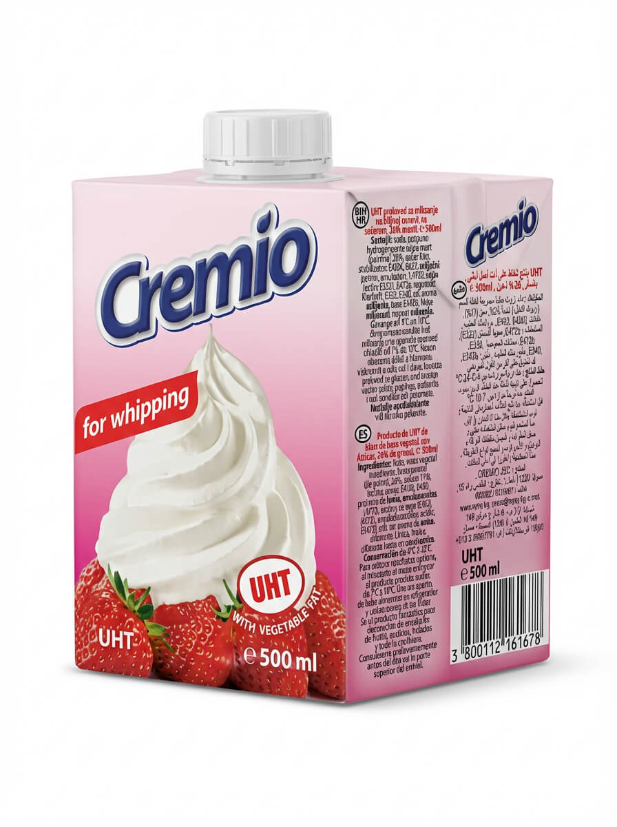 Cremio UHT Whipping Cream with Vegetable Fat