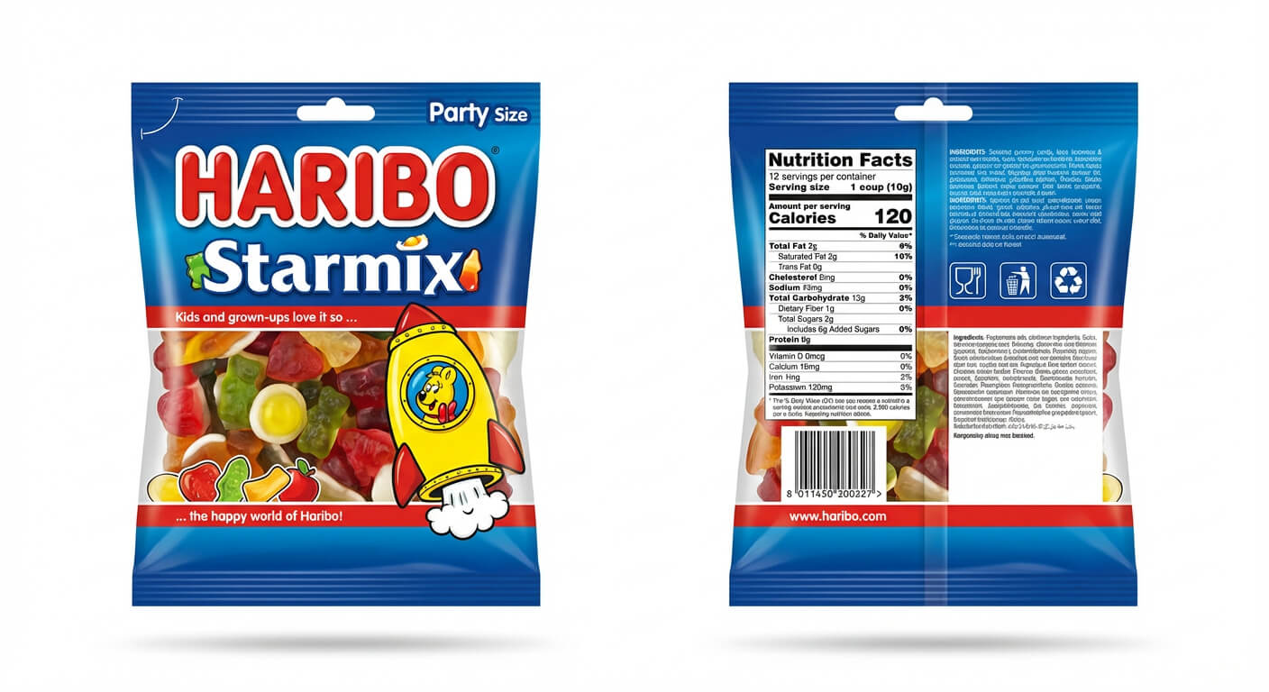 Haribo Starmix Fruit and Cola Gummy Candy