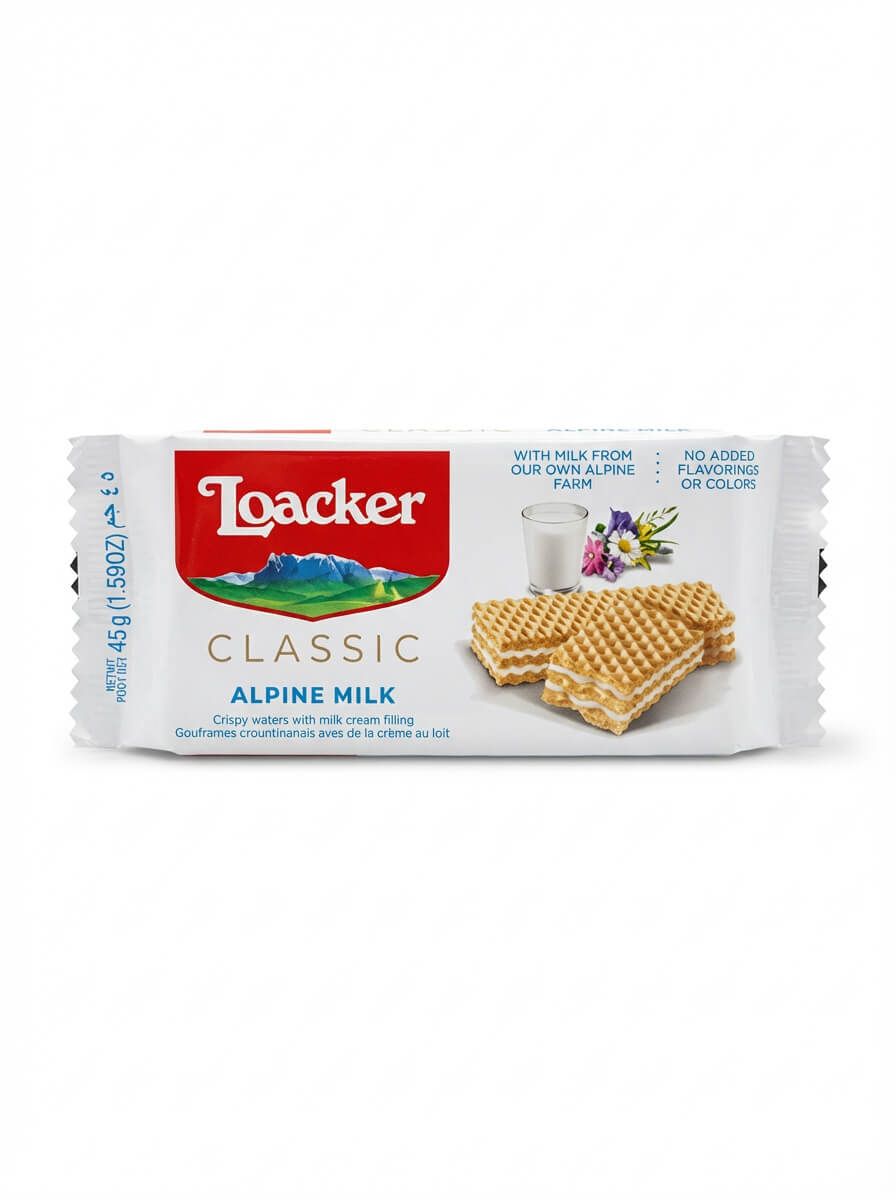 Loacker Classic Alpine Milk Wafers