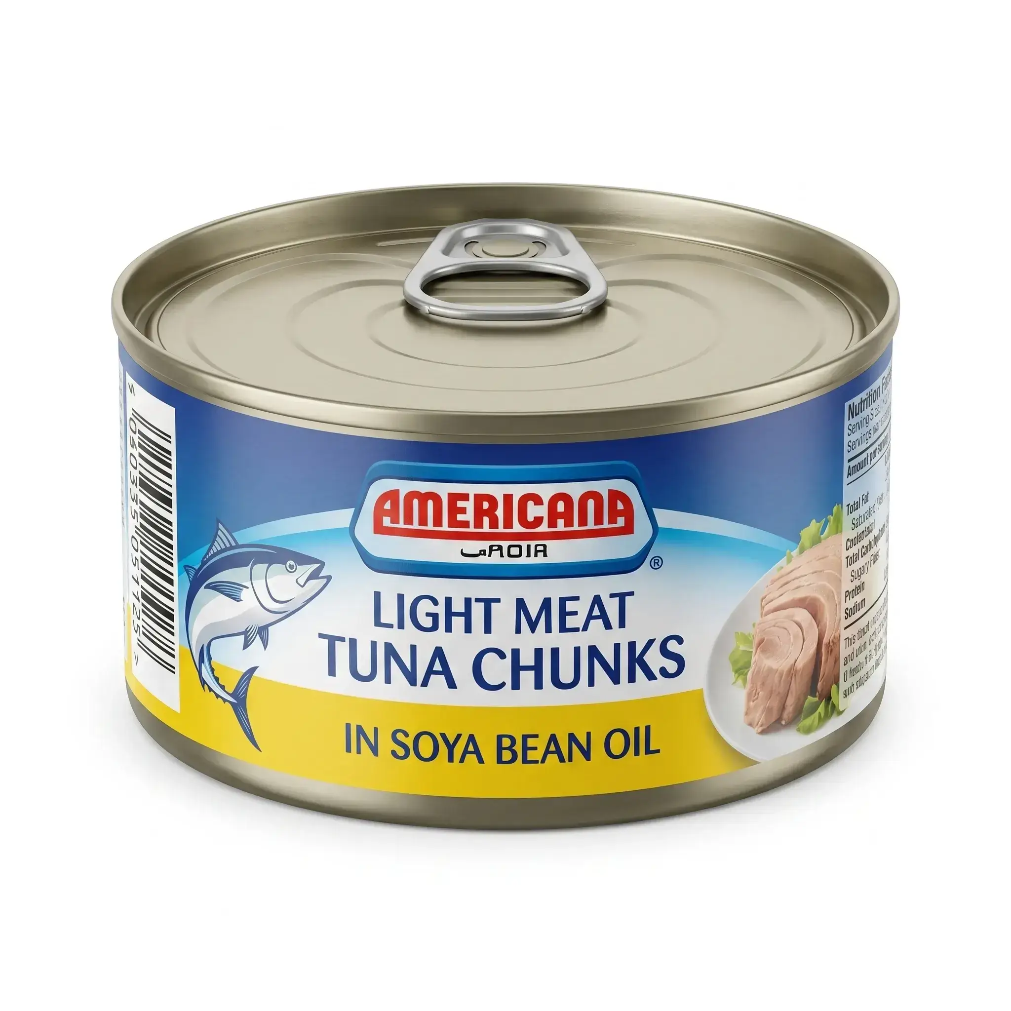 Americana Light Meat Tuna Chunks in Soya Bean Oil