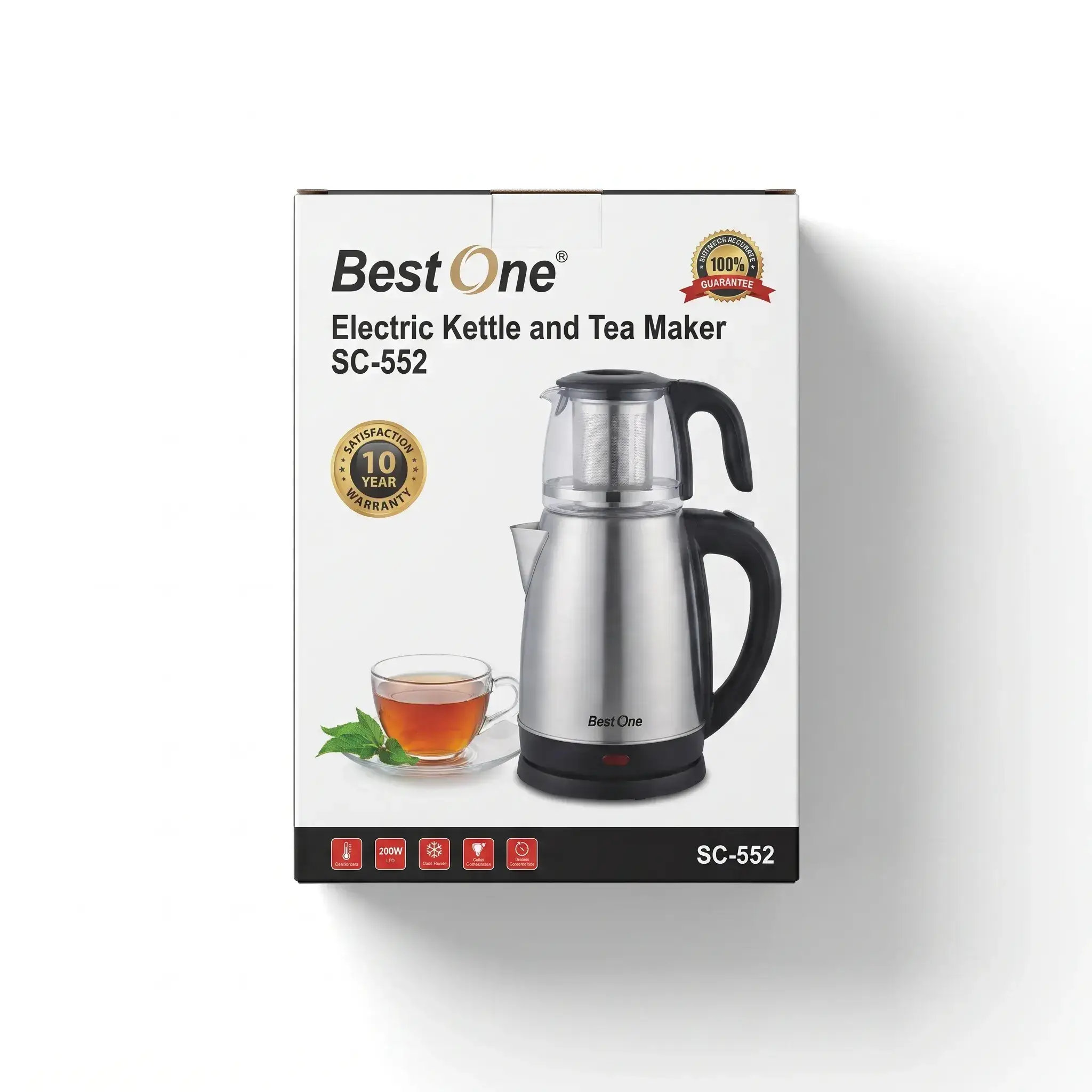 Best One Electric Kettle and Tea Maker SC-552