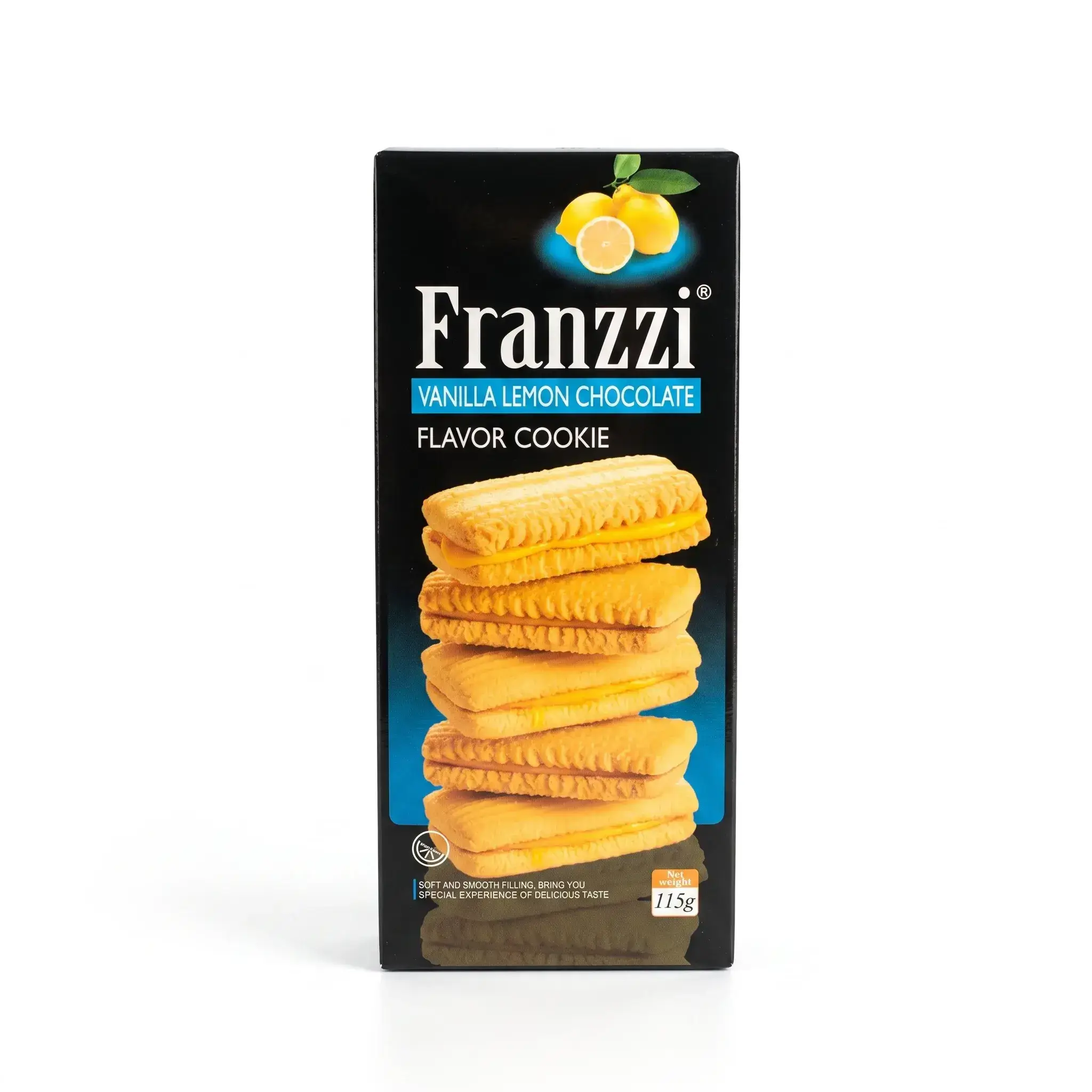Franzzi Vanilla Lemon Chocolate Flavor Cookie