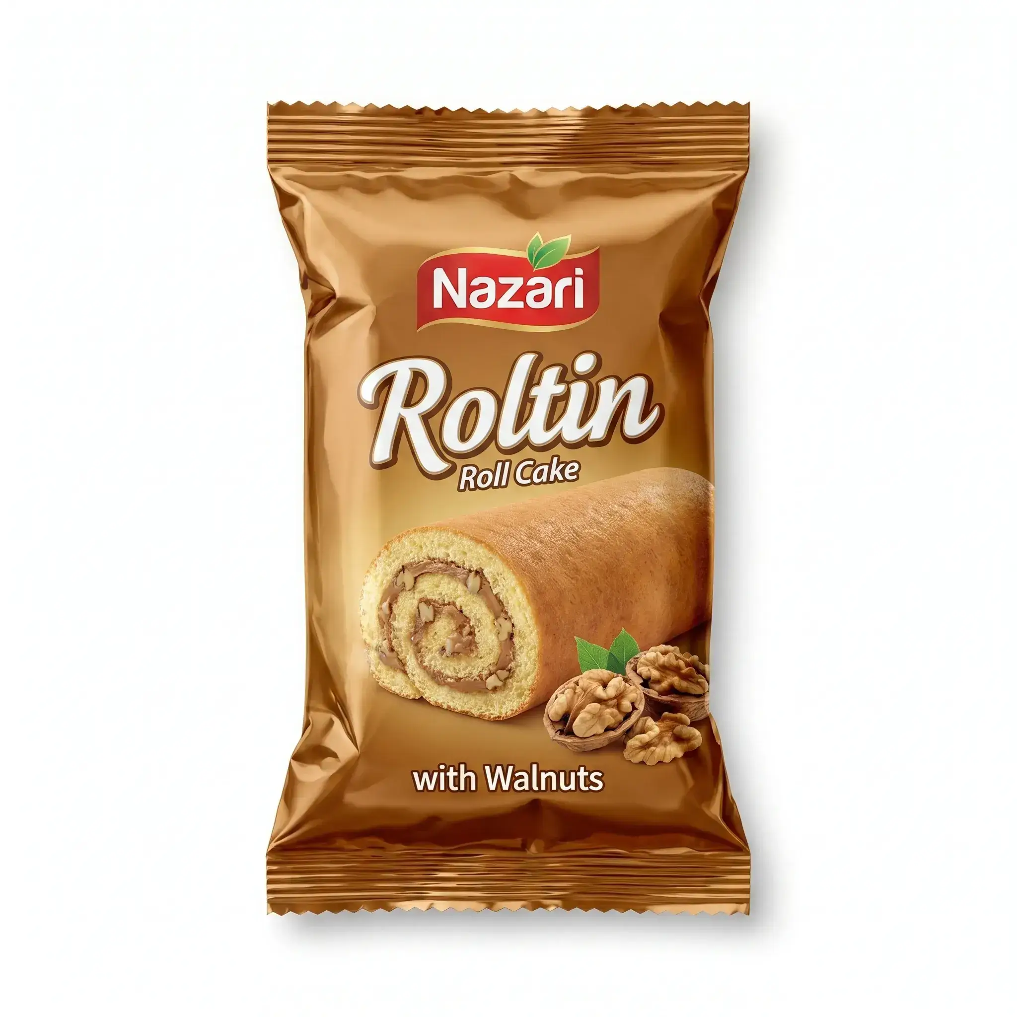 Nazari Roltin Roll Cake with Walnuts