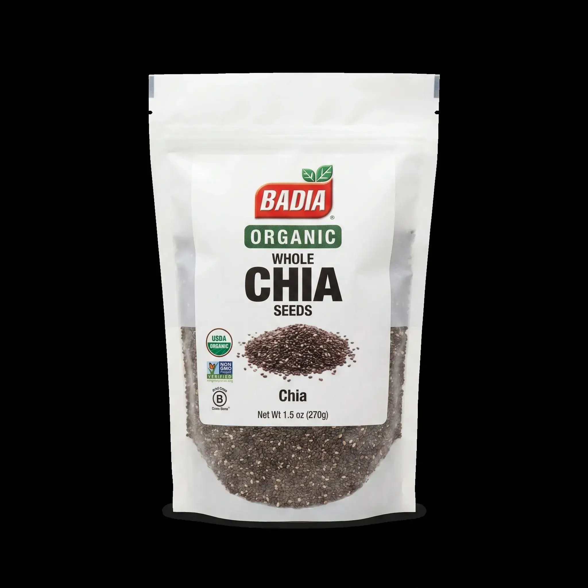 Badia Organic Whole Chia Seeds