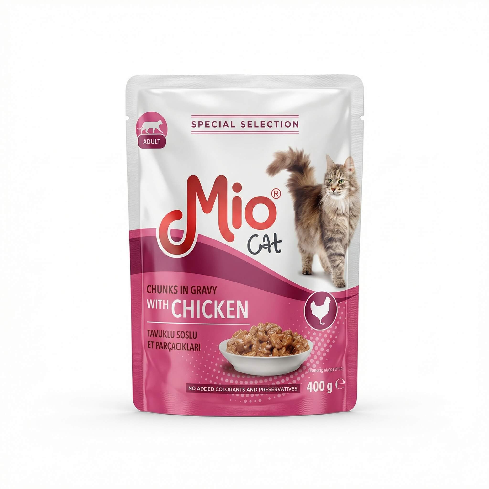 Mio Cat Chunks in Gravy with Chicken