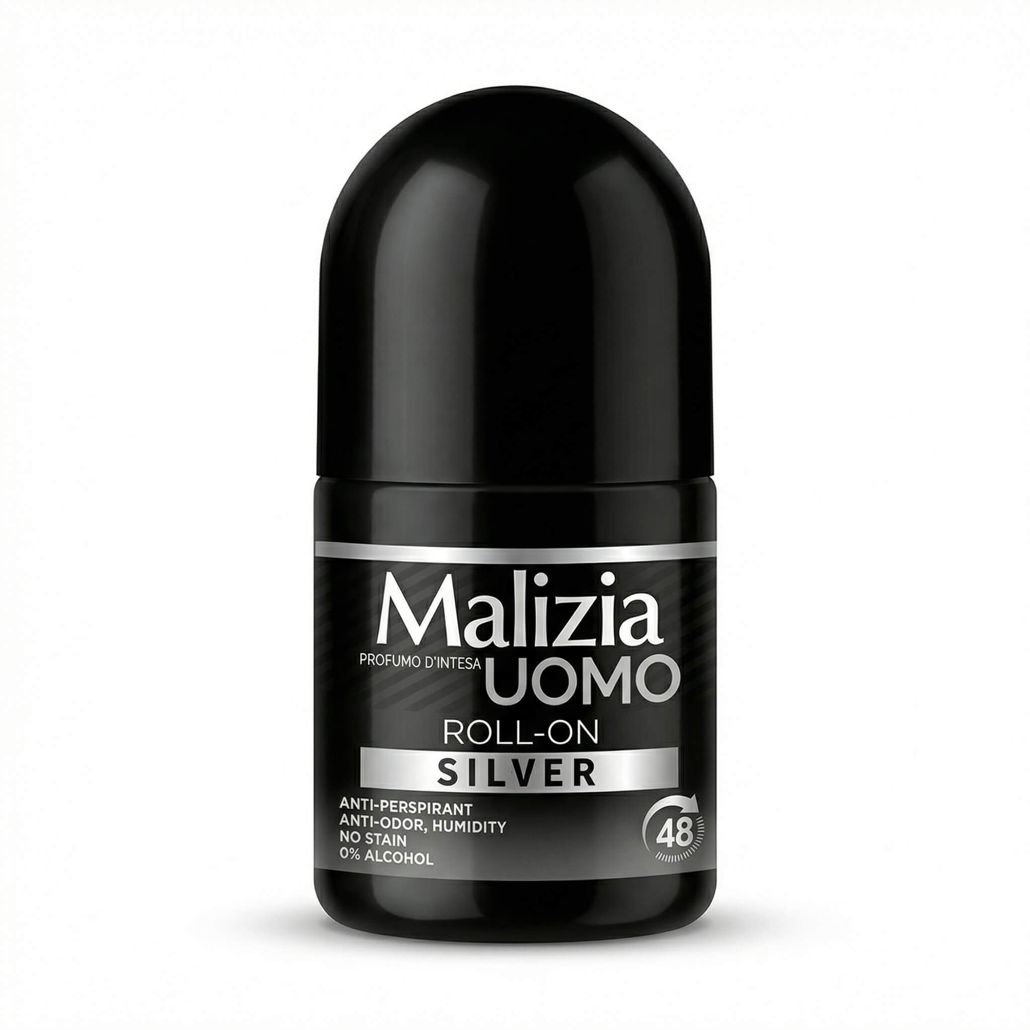 Malizia Uomo Roll-On Silver Deodorant