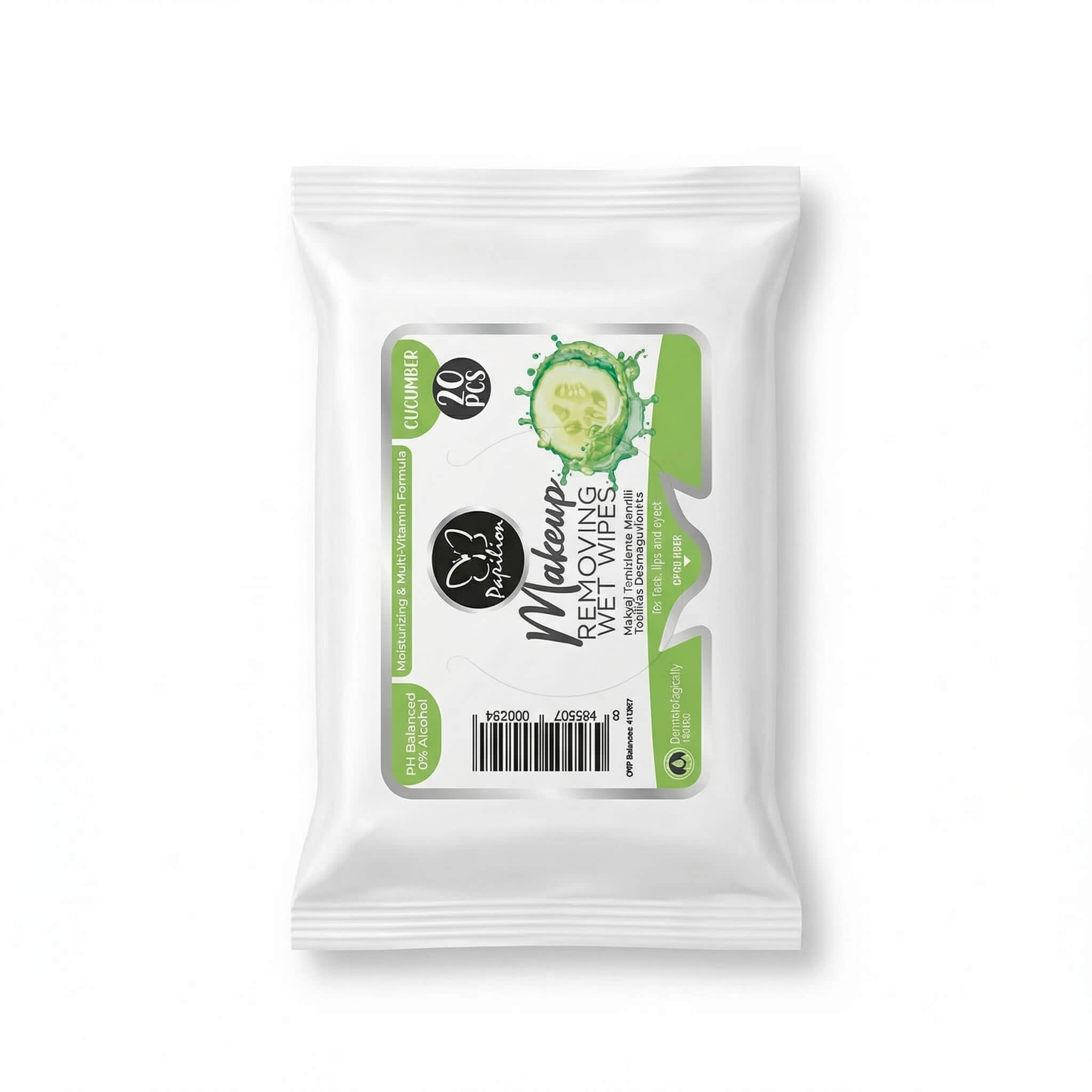 Papilion Makeup Removing Wet Wipes Cucumber