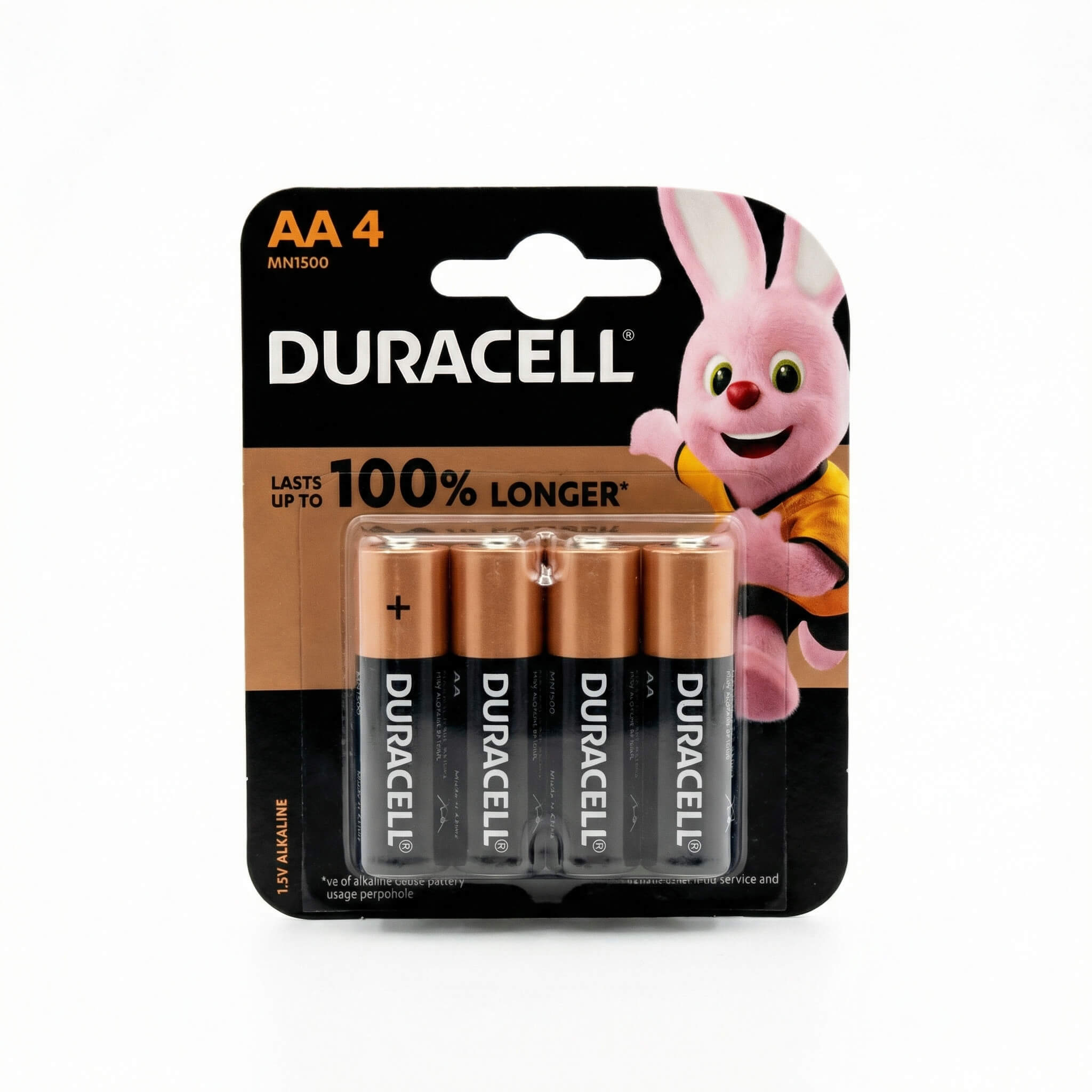 Duracell AA Alkaline Batteries 4 Pack