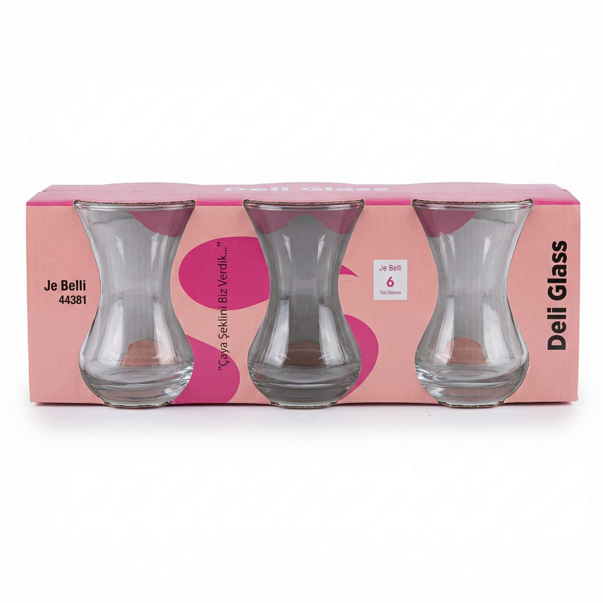 Deli Glass Je Belli Tea Glasses Set of 6