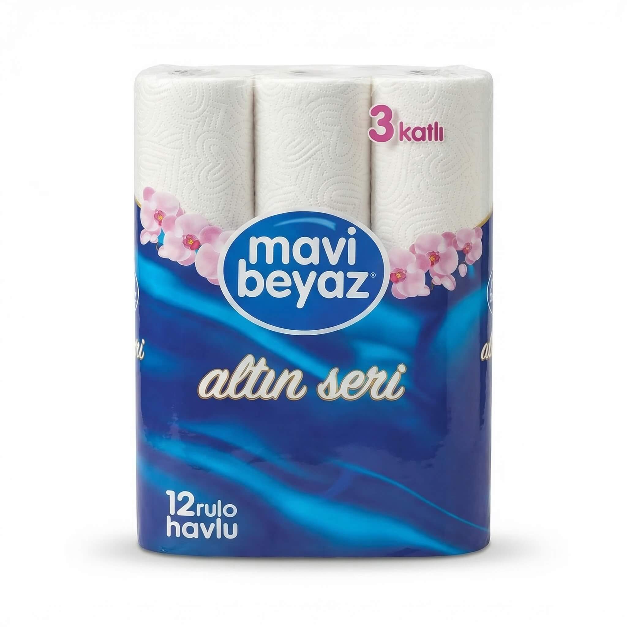Mavi Beyaz Gold Series Paper Towels - 12 Rolls
