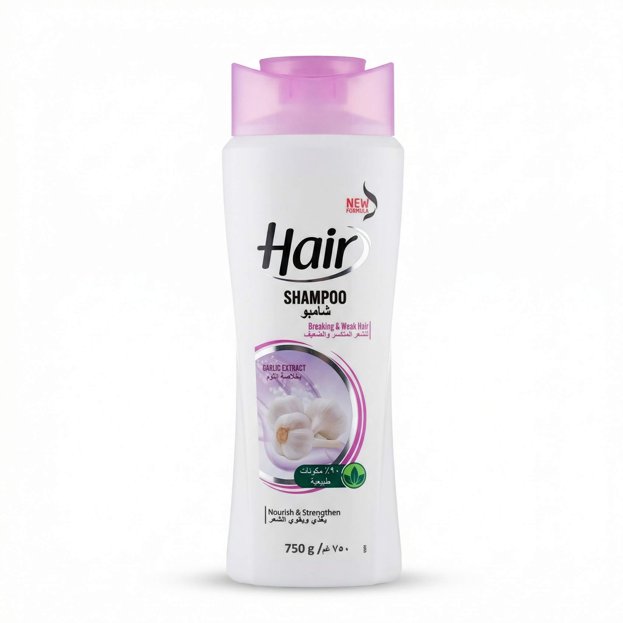 Hair Shampoo Garlic Extract for Breaking & Weak Hair
