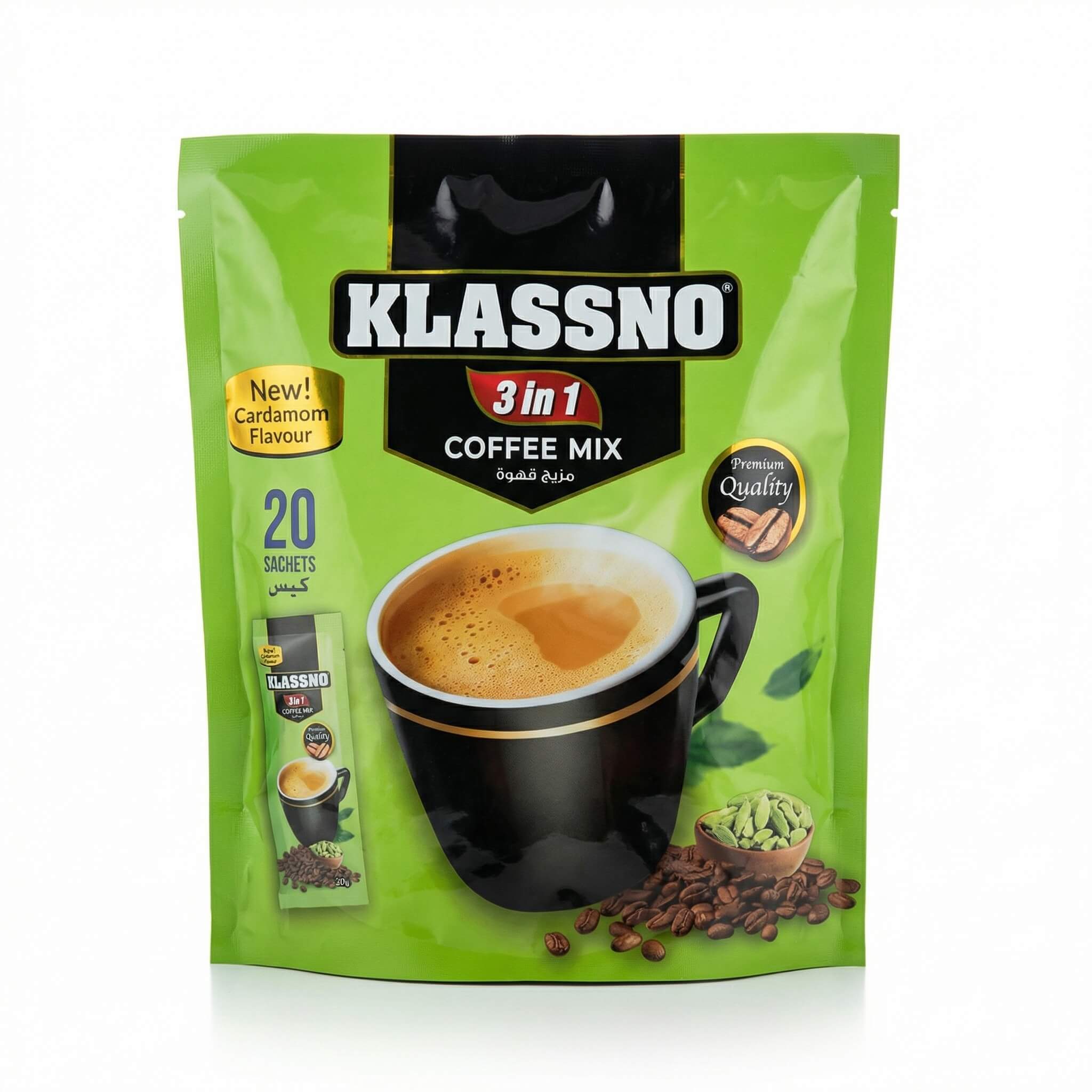 Klassno 3 in 1 Coffee Mix Cardamom Flavour
