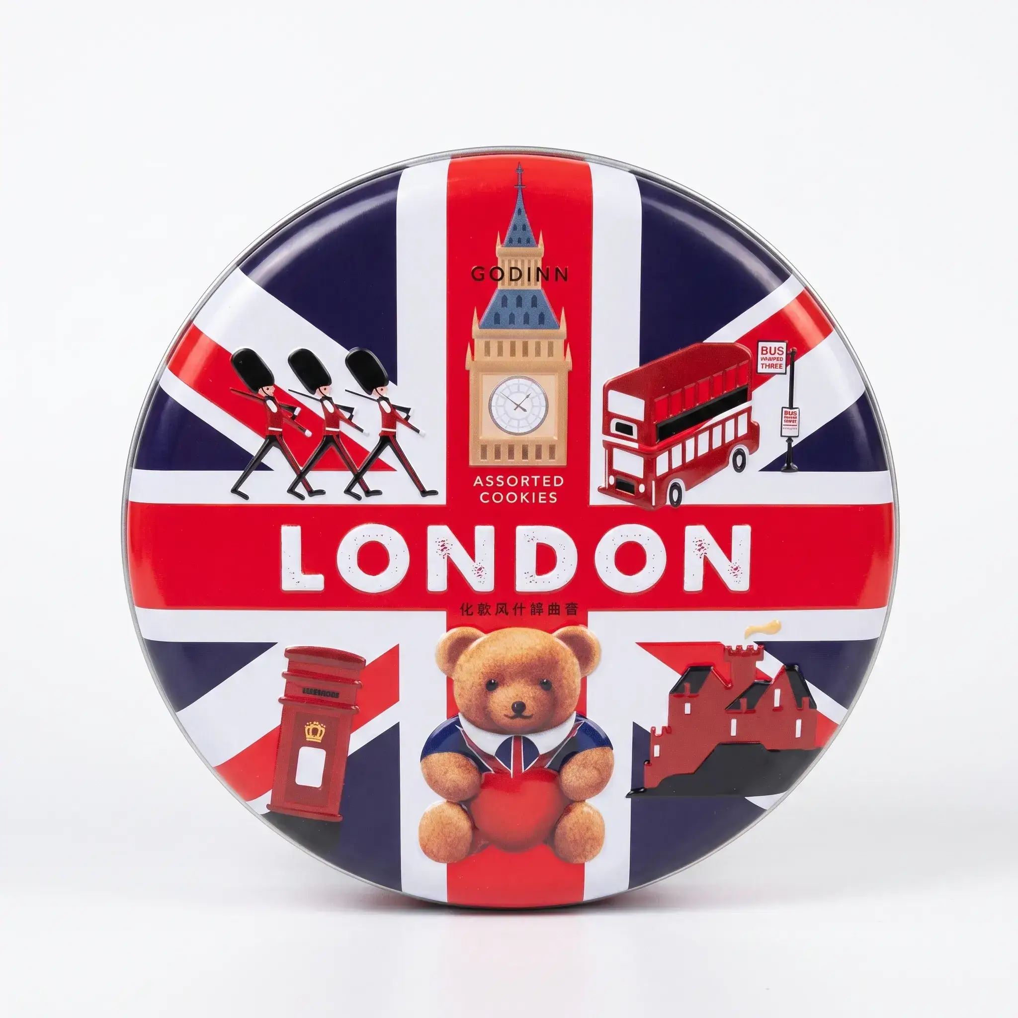 Godinn London Assorted Cookies Tin